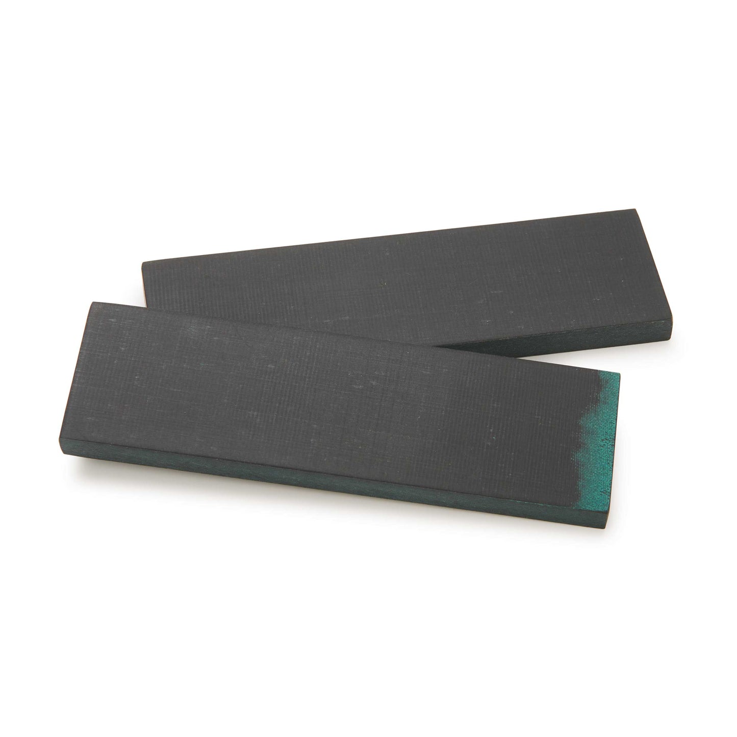 WR Black & Green Micarta 8mm x 1-1/2" x 5" Knife Scale 2pc alt 0