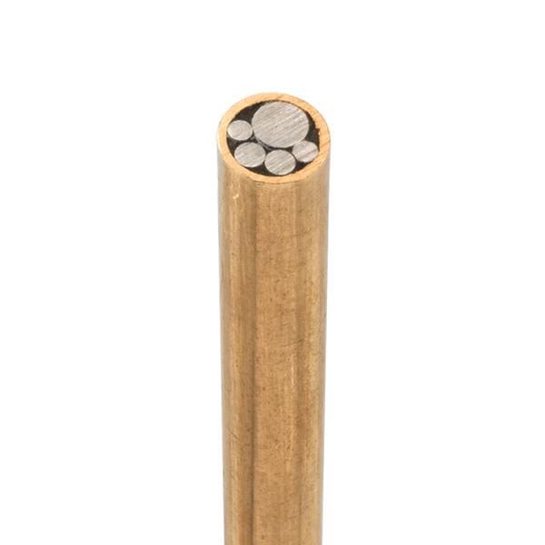 Mosaic Knife Pin 4mm x 120mm Brass SS Paw alt 0