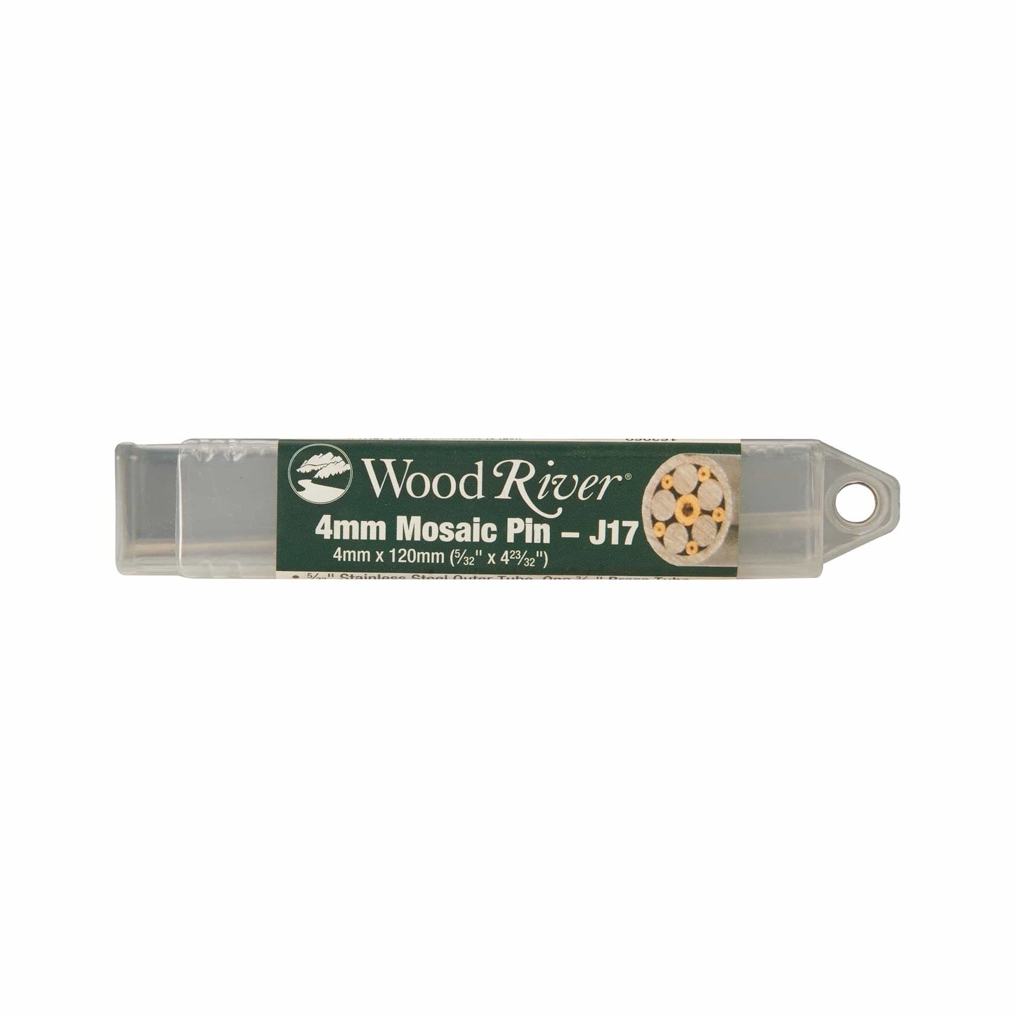 Mosaic Knife Pin 4mm x 120mm Stainless 6 Brass 5 SS alt 2