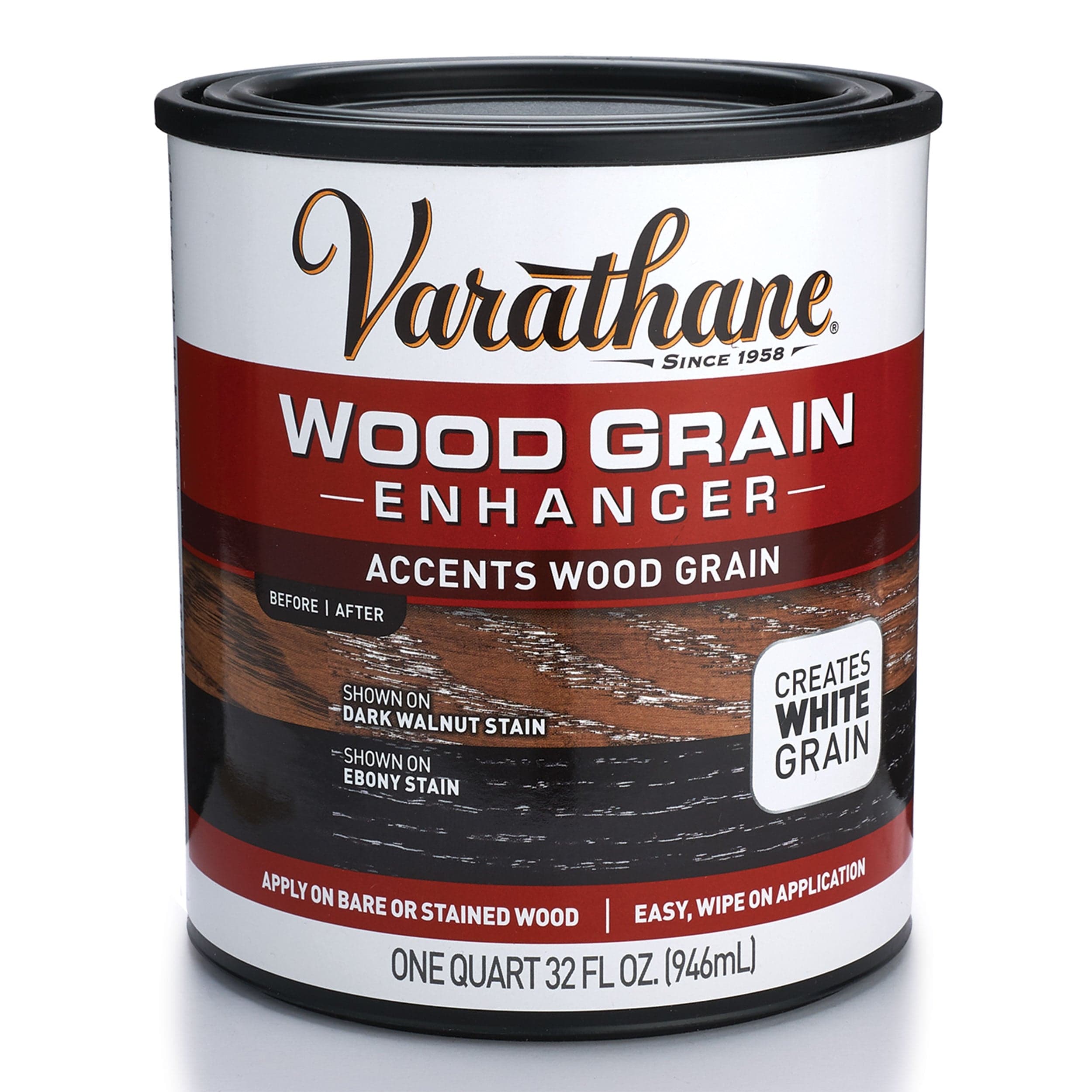 Rust Oleum Wood Grain Enhancer White Qt Woodcraft