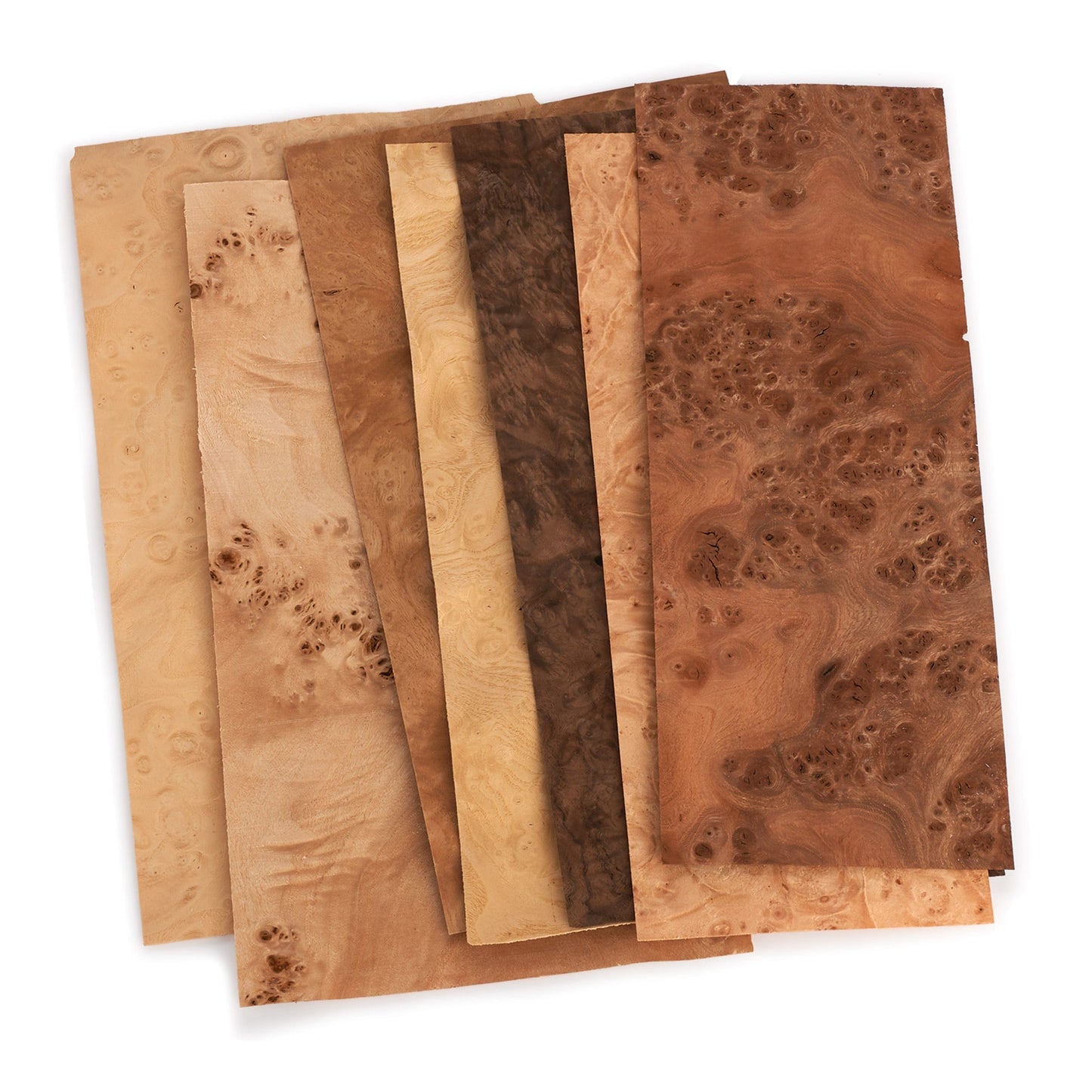 Mixed Burl Veneer Pack 3sq ft alt 0