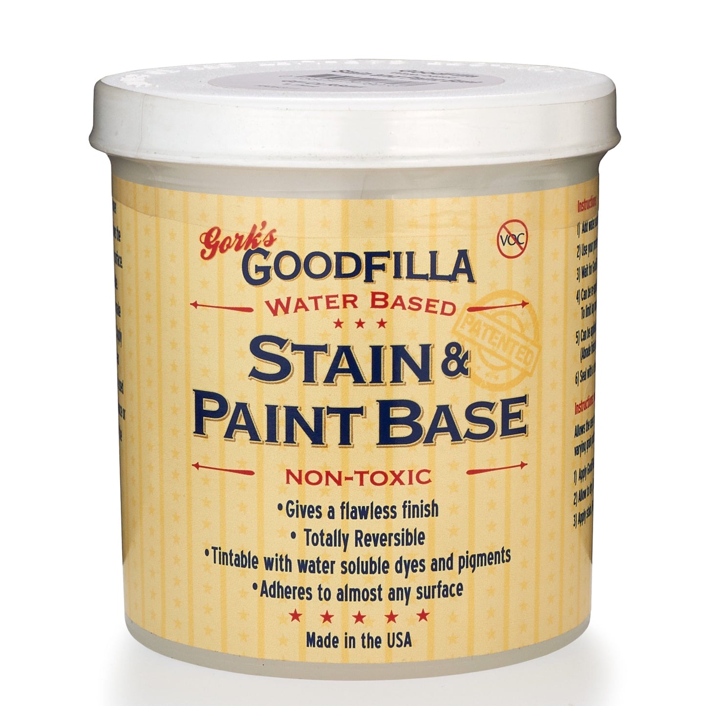 Water Based Stain and Paint Base - Clear - Pint alt 0