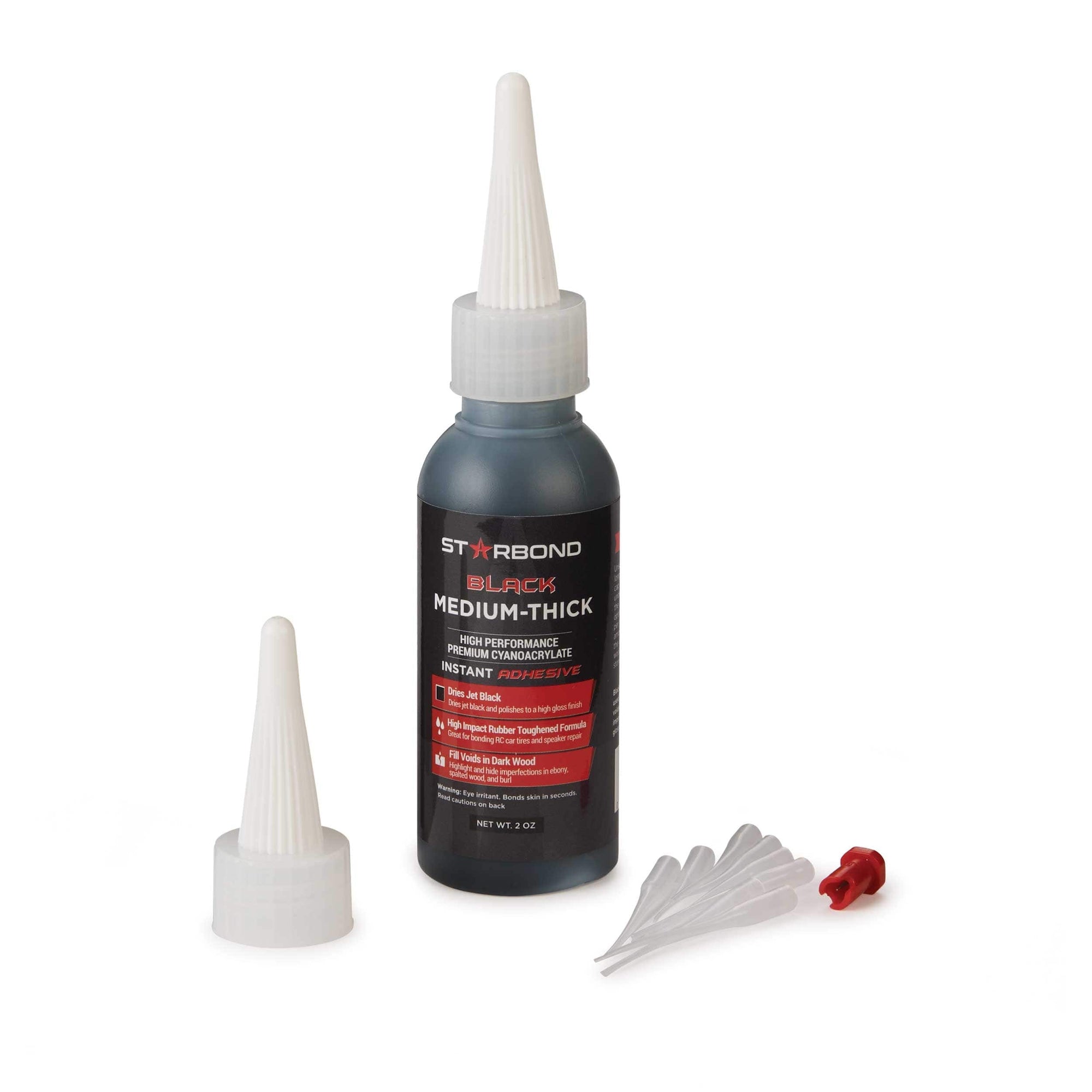 KBL-500 Black CA Glue - Medium - 2 oz alt 0