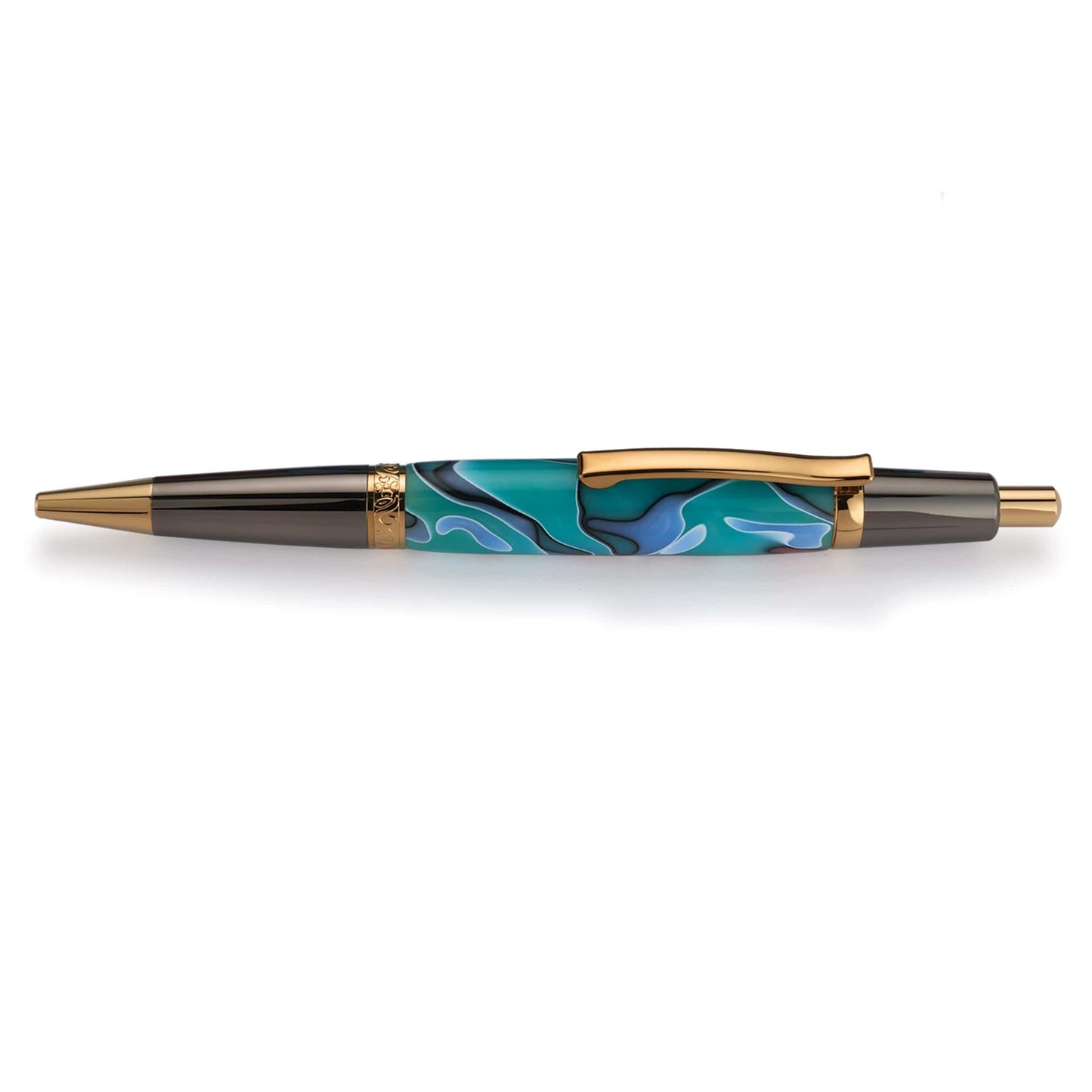 Wall Street II Elegant Click Ballpoint Pen Kit - Gunmetal & Hardite alt 0