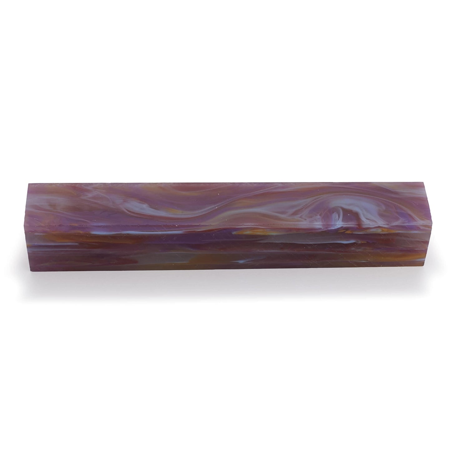 Acrylic Pen Blank - Lavender Fields 3/4" x 3/4" x 5" alt 0