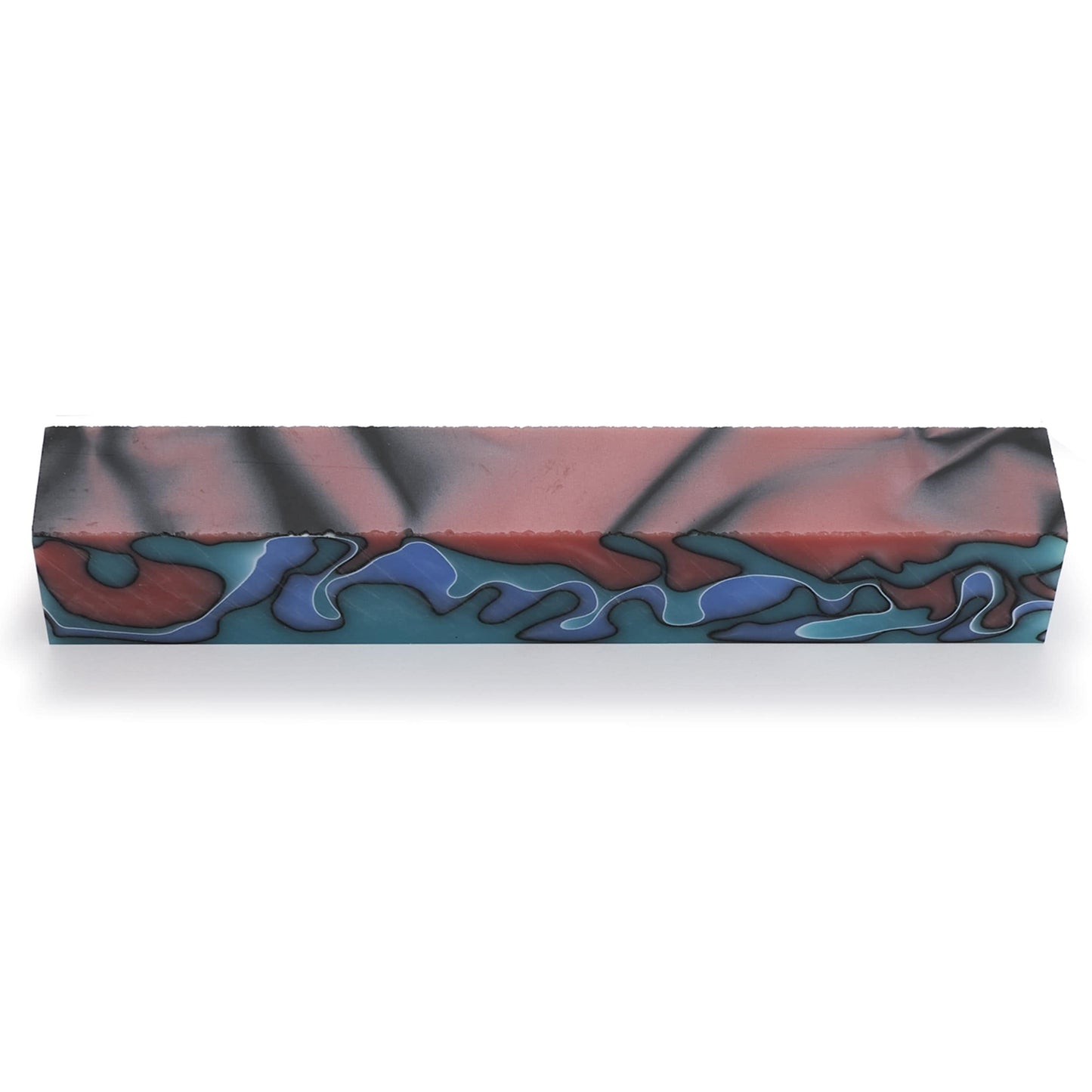 Acrylic Pen Blank - Soothing Waters 3/4" x 3/4" x 5" alt 0