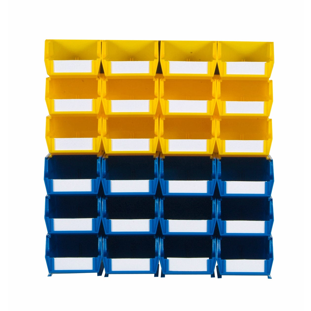 26pc. Wall Storage Unit - Yellow & Blue alt 0