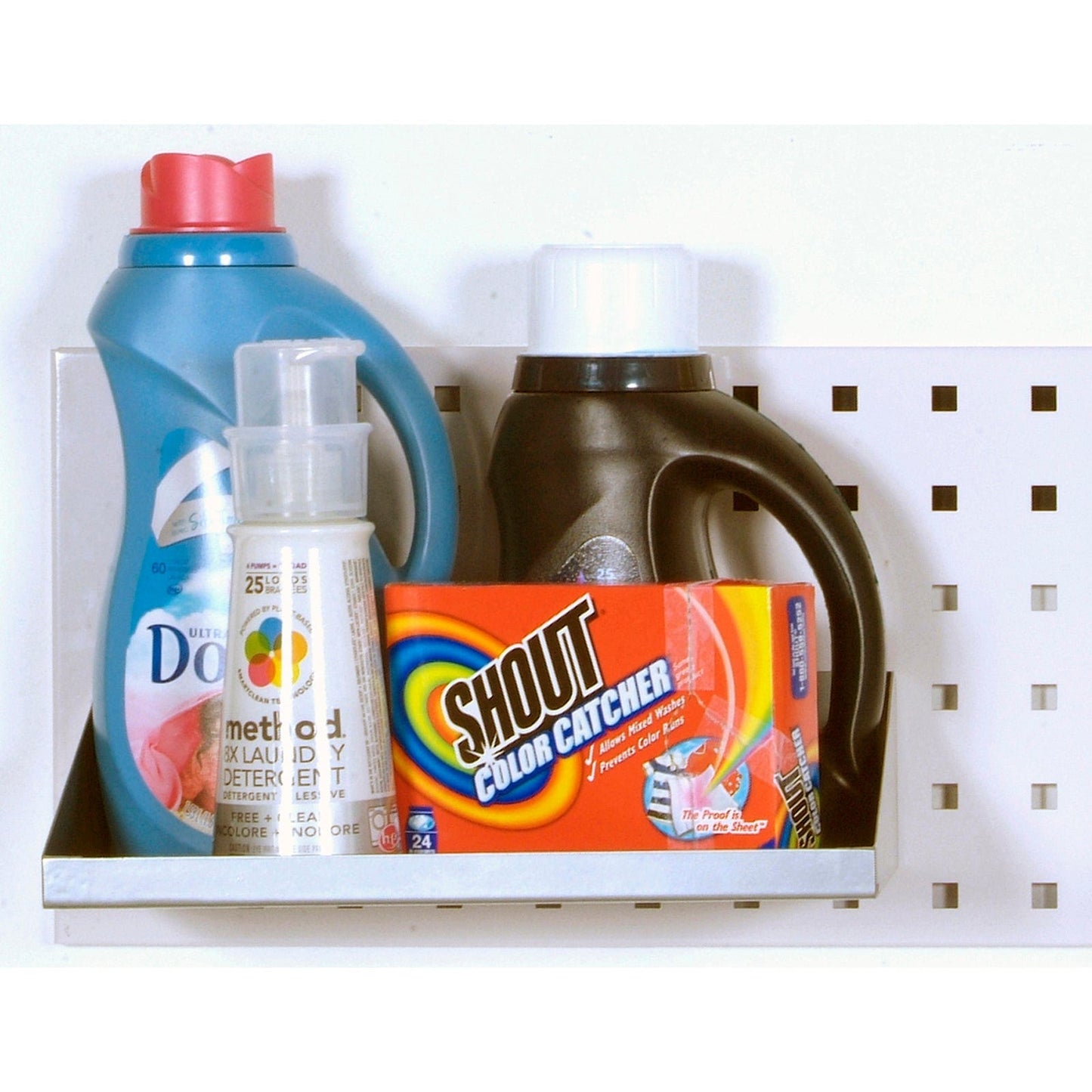 12" W x 6" D Silver Steel Shelf for LocBoard alt 0