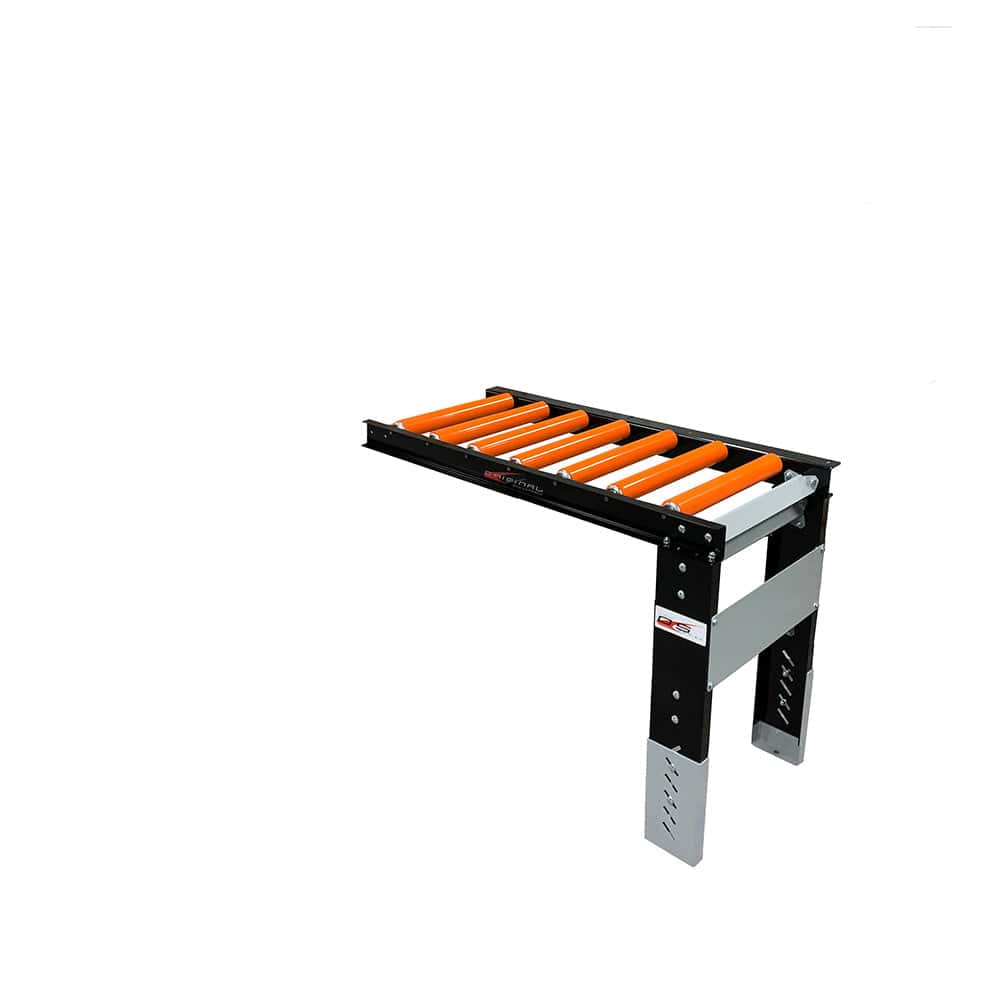 Roller Table Extension 4'  x 22" Kit - 7 rollers - 6” Apart