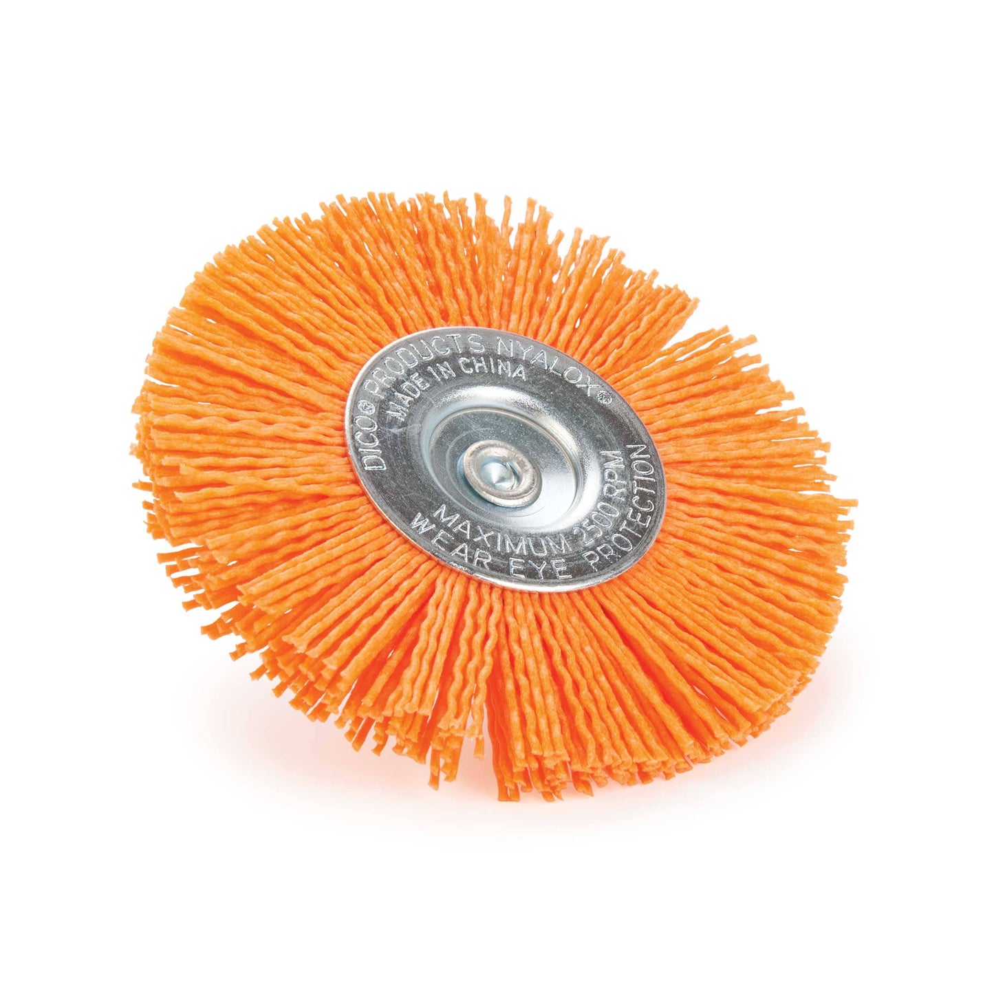 4" Nyalox Wheel Brush 120Grit (Orange) alt 0