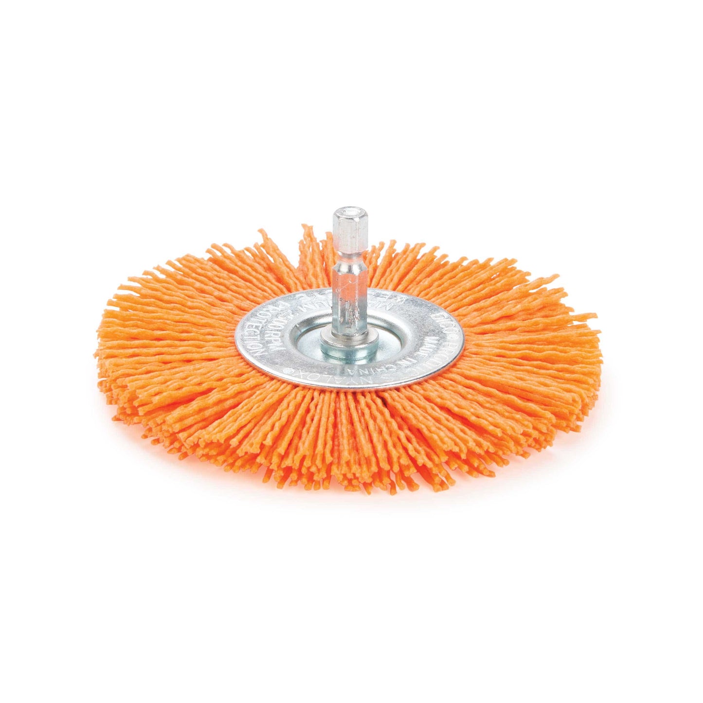 4" Nyalox Wheel Brush 120Grit (Orange) alt 1