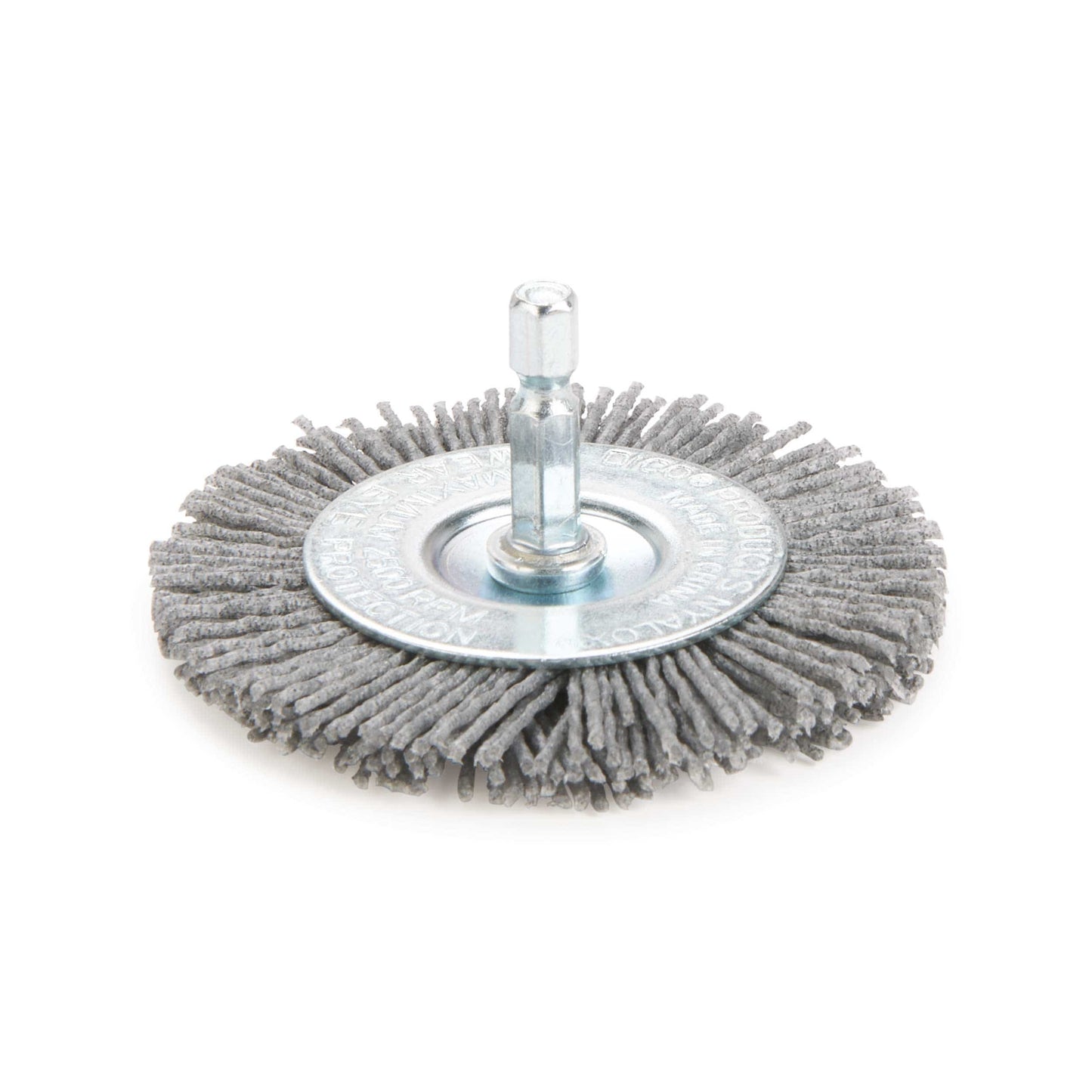 3" Nyalox Wheel Brush 80Grit (Gray) alt 1