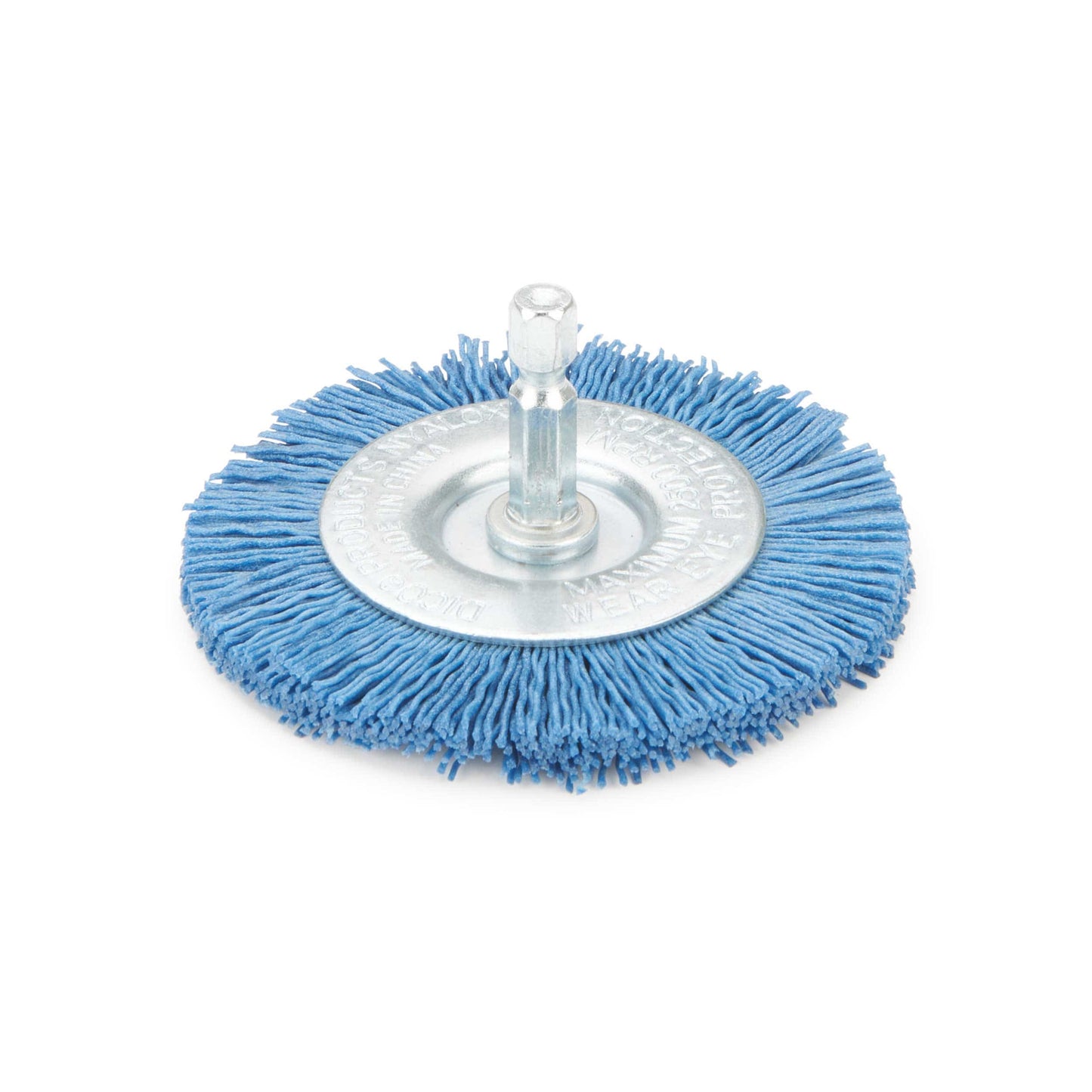 3" Nyalox Wheel Brush 240Grit (Blue) alt 1