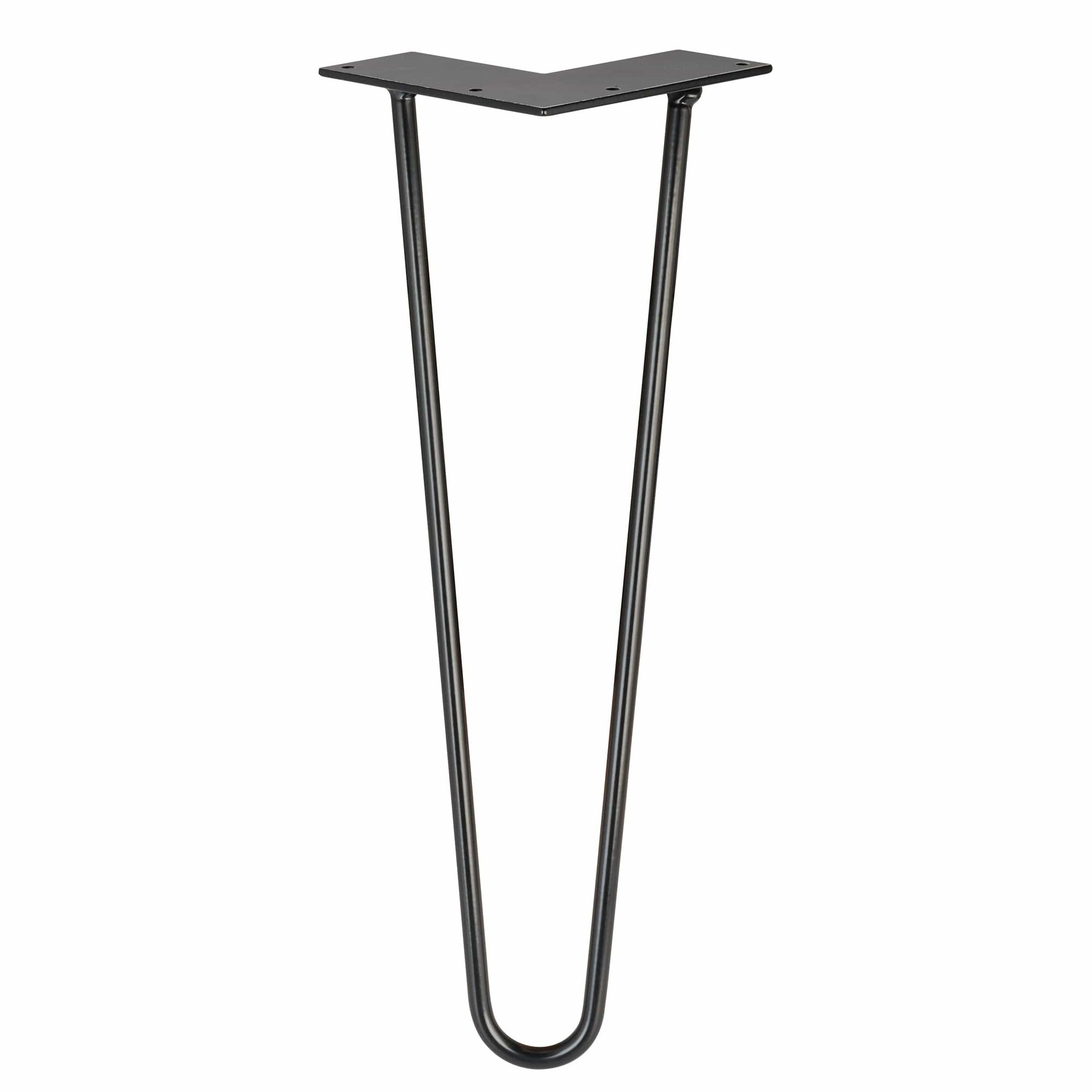 2-wire Hairpin Leg Black 3/8" x 20" alt 0