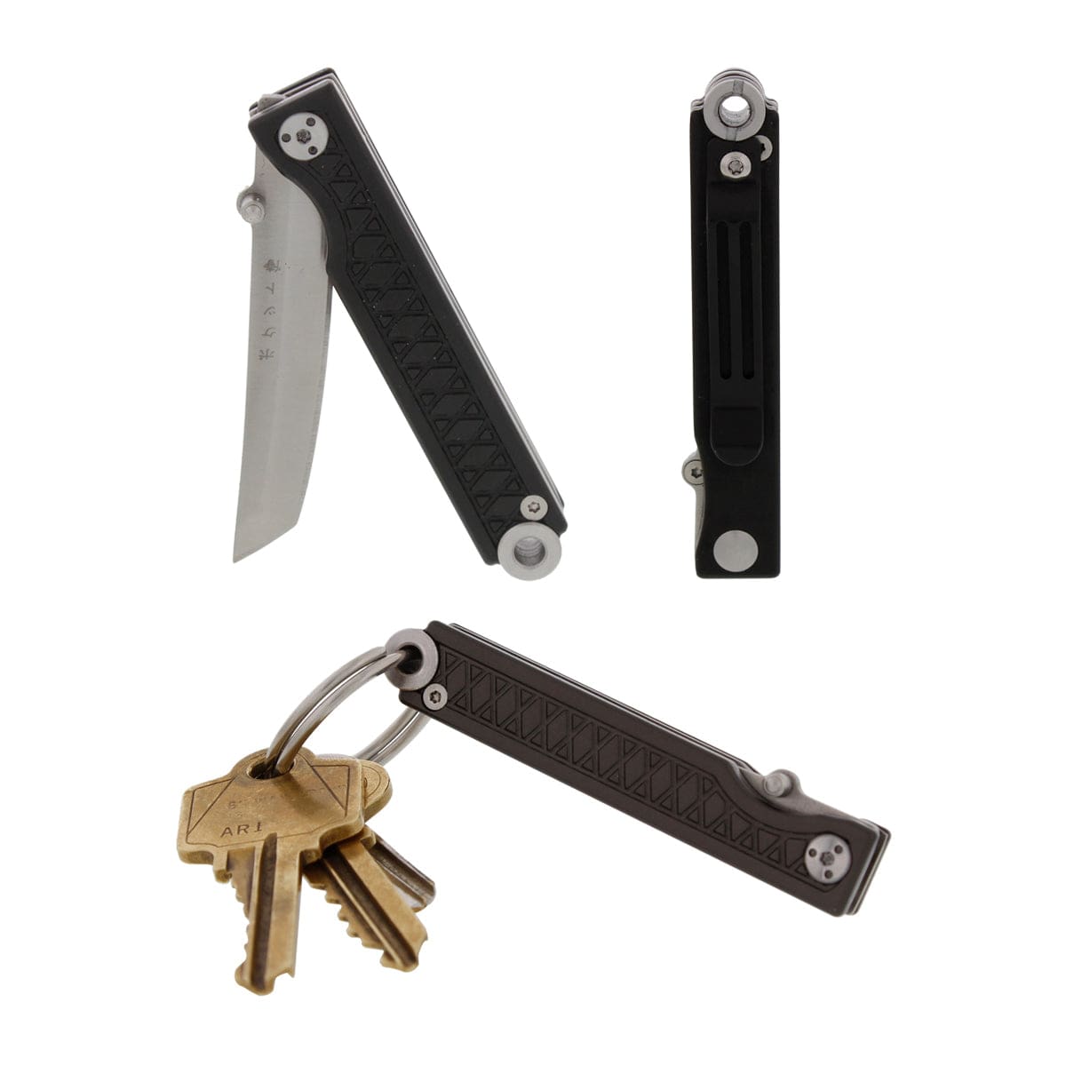 Pocket Samurai Keychain Knife - Black alt 0