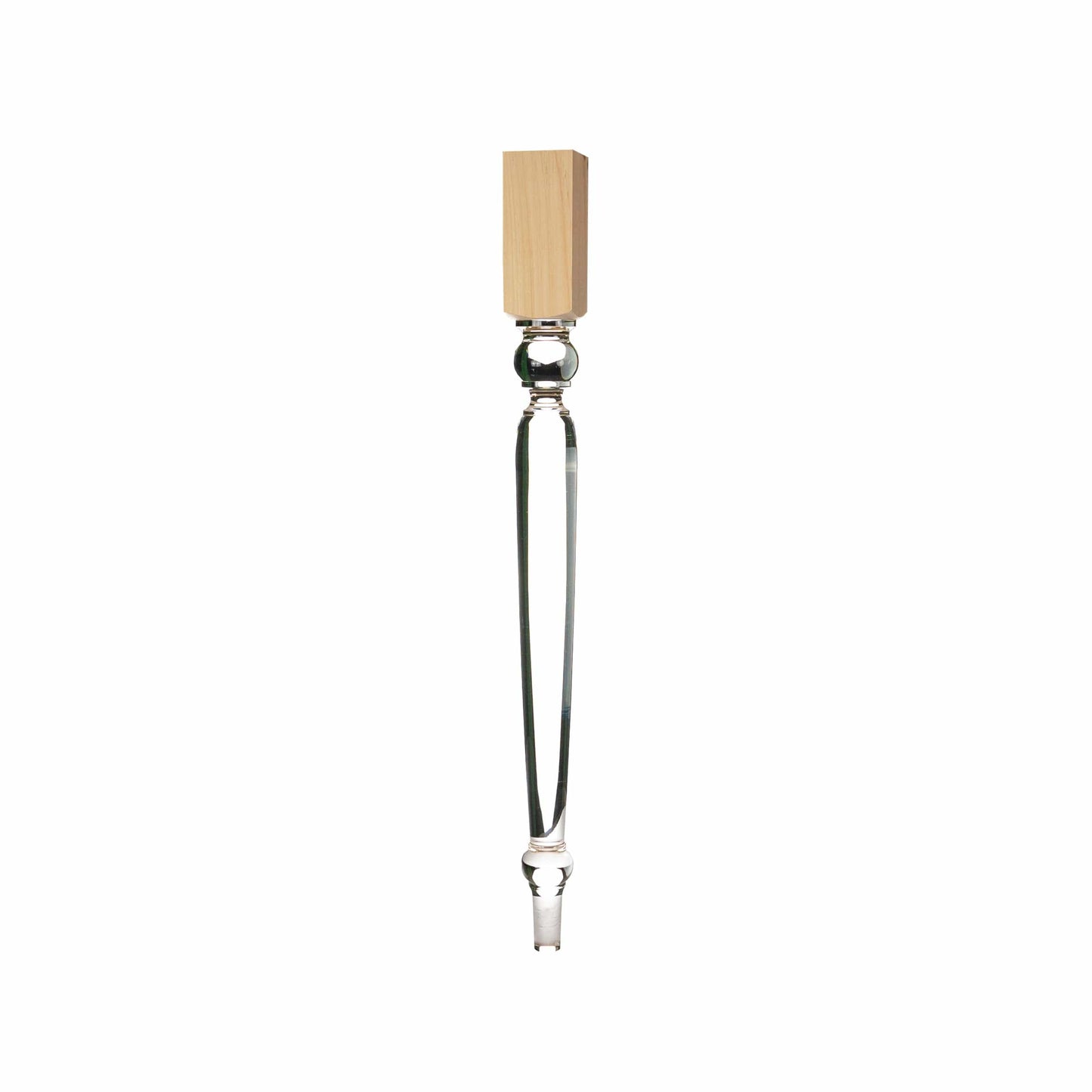 Old English Style Acrylic Island Leg Pine alt 0