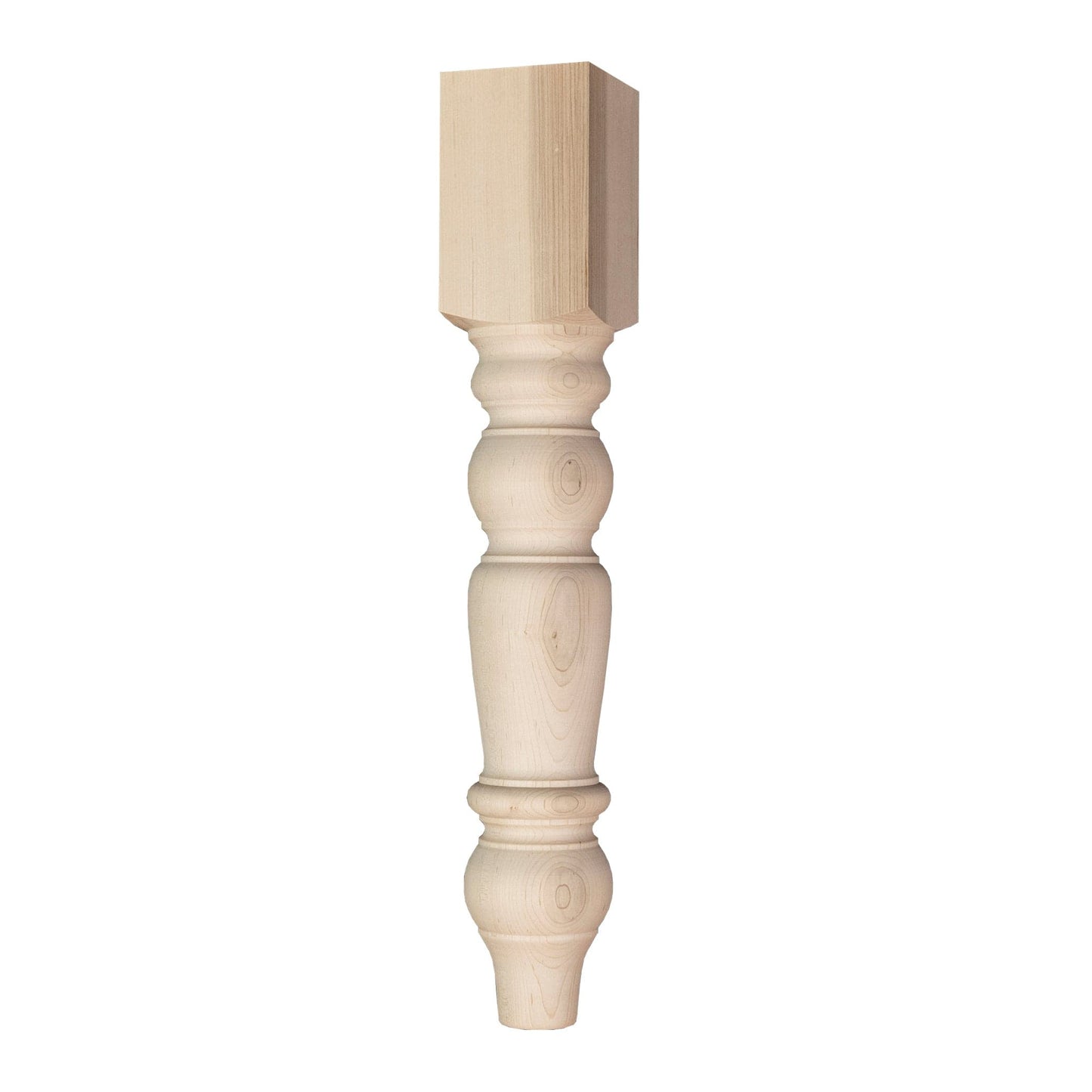 Country Bench Leg Soft Maple alt 0
