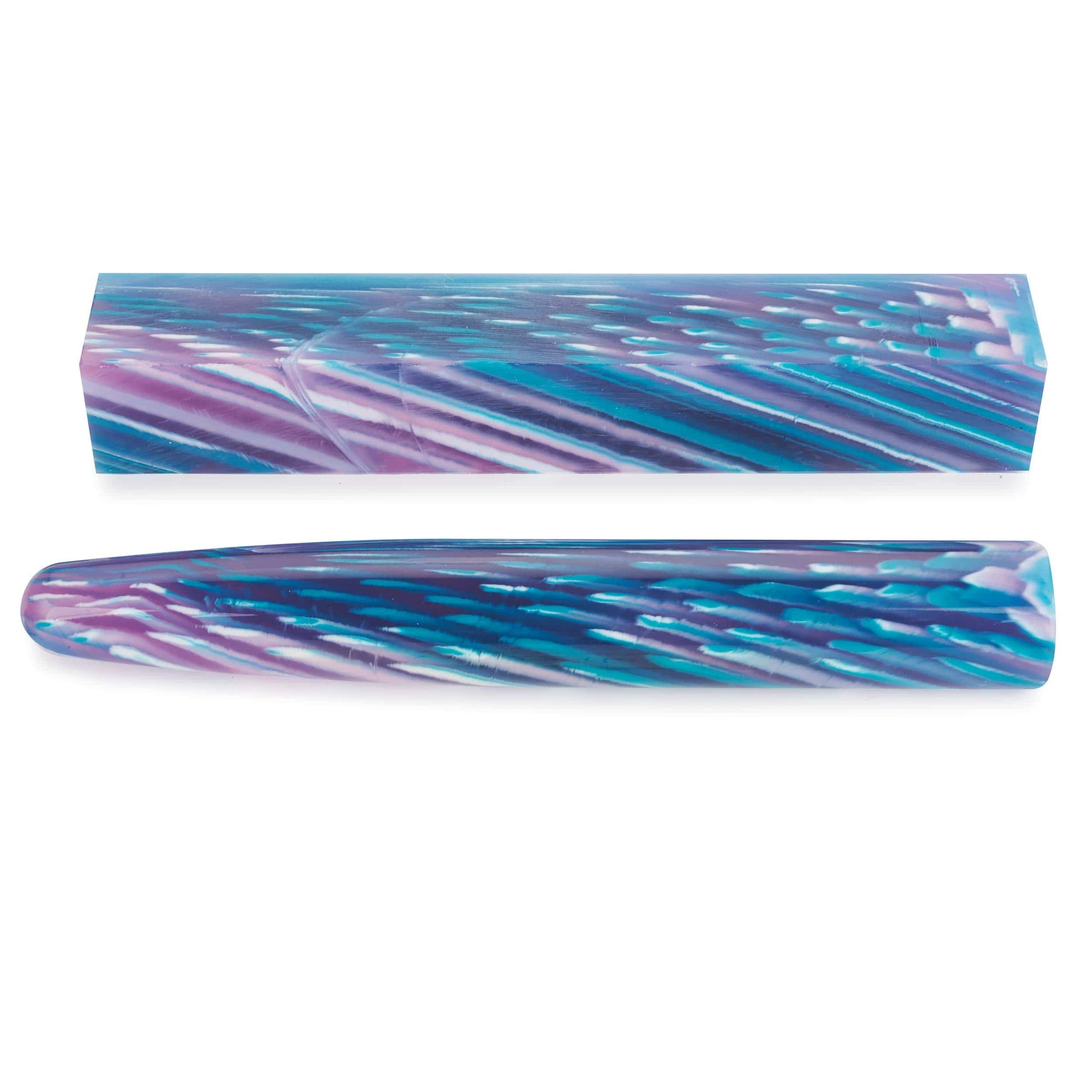 Acrylic Poly Resin Pen Blank Purple Urchin alt 0