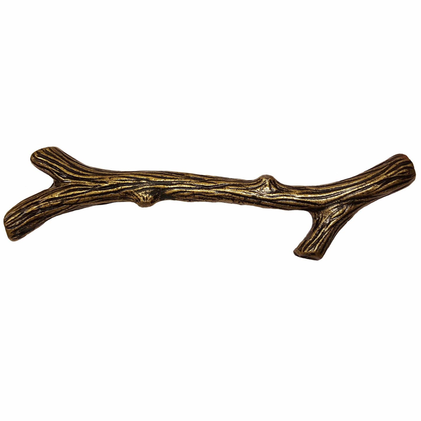 Large Twig Pull, Brass Oxide alt 0