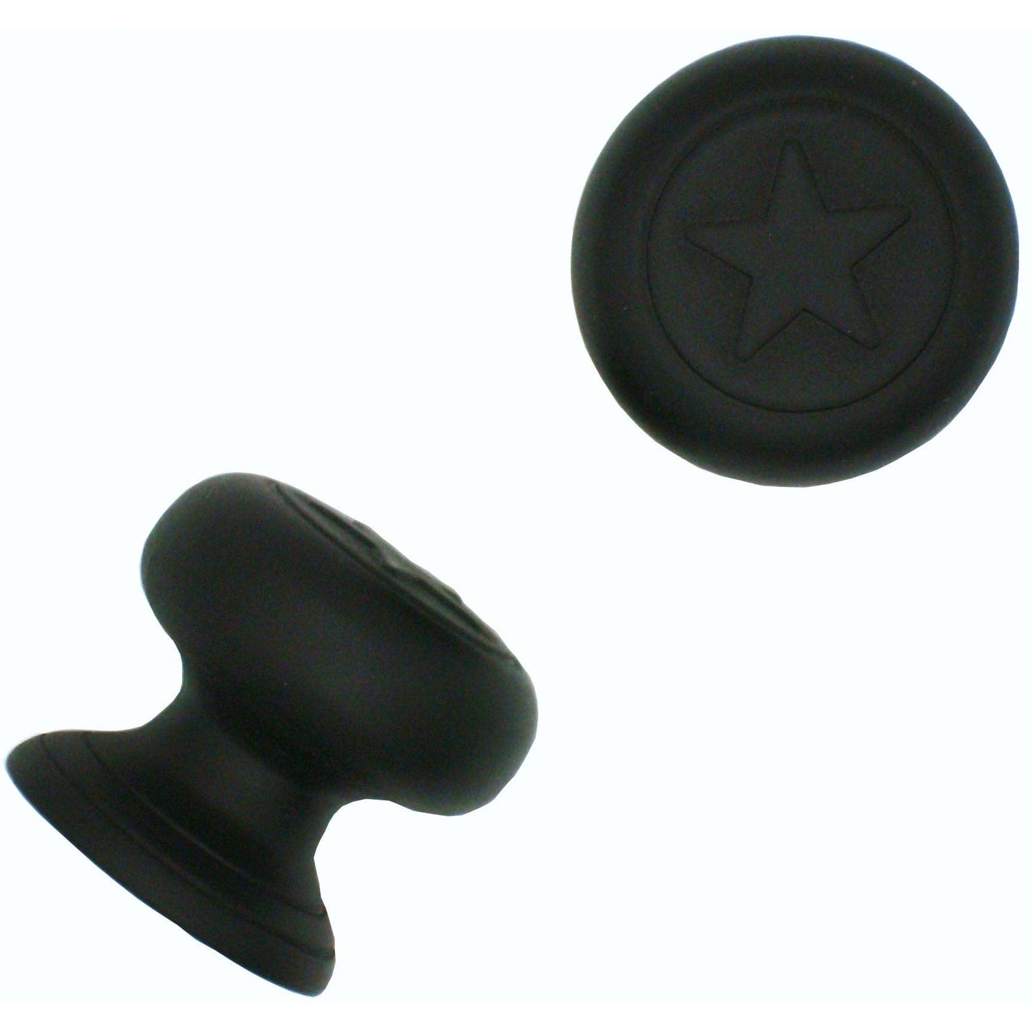 Raised Star Knob,  Matte Black alt 0