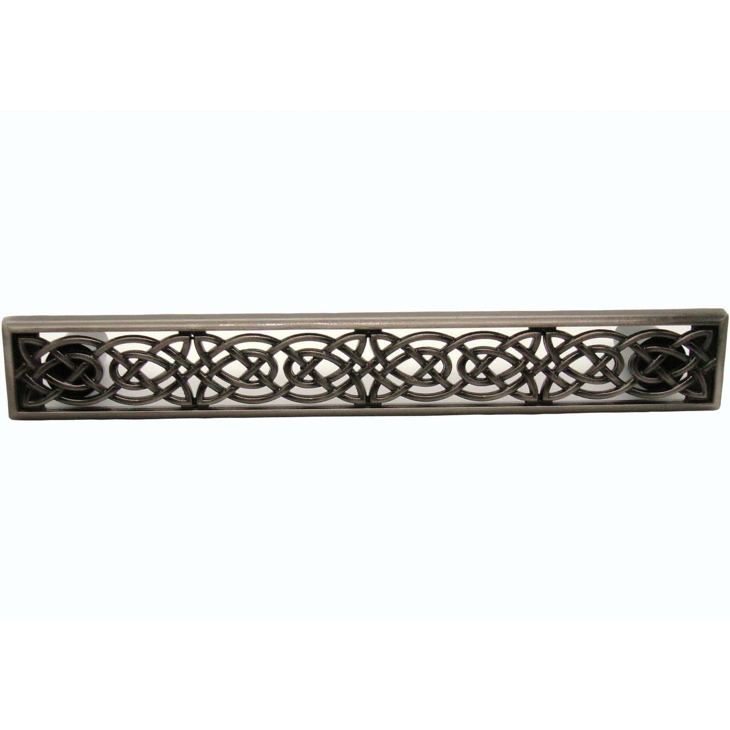 Large Celtic Style Pull,  Satin Nickel Oxide alt 0