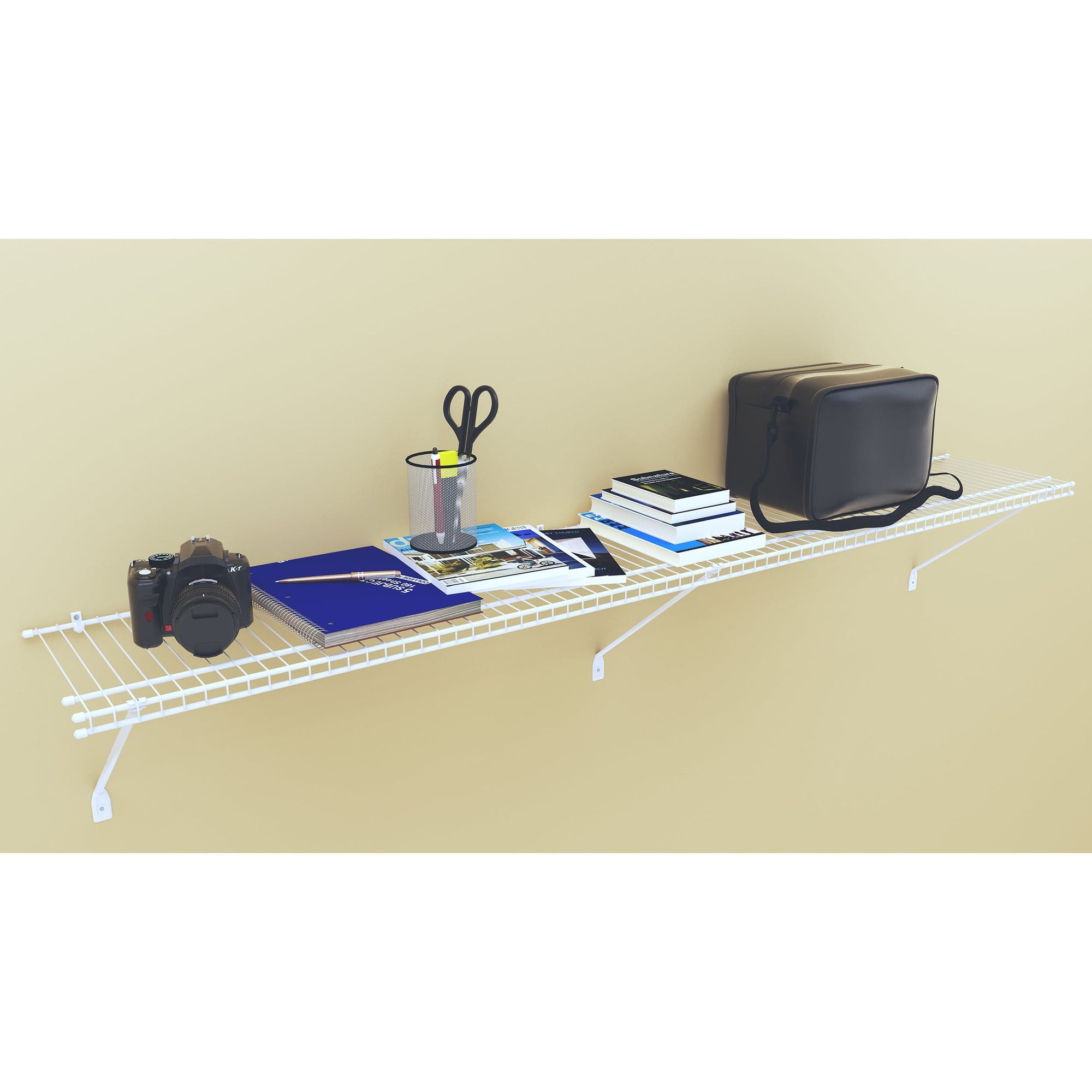 Wire Shelf Kit 72" W x 12" D, White
