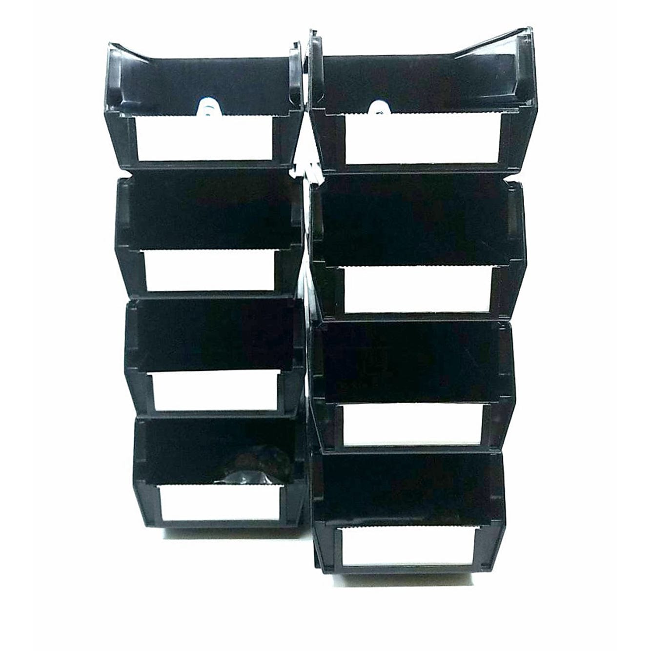 Polypropylene Black Hanging Bin & BinClip Kits, 8 CT alt 0