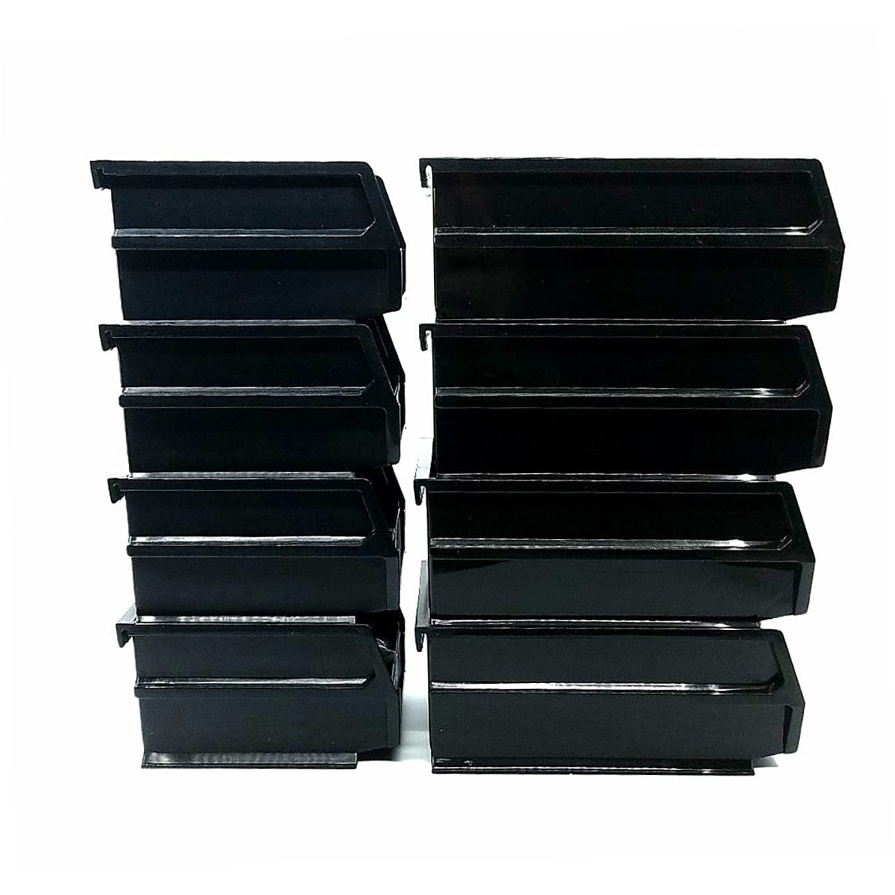 Polypropylene Black Hanging Bin & BinClip Kits, 8 CT alt 0