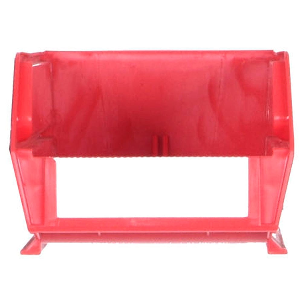 7-3/8" L x 4-1/8" W x 3" H Red Stacking, Hanging, Interlocking Polypropylene Bins, 6 CT alt 0