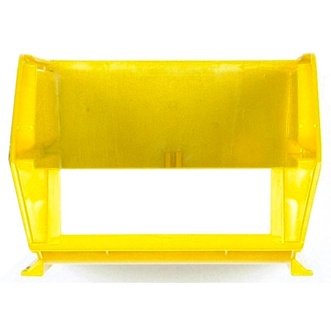 7-3/8" L x 4-1/8" W x 3" H Yellow Stacking, Hanging, Interlocking Polypropylene Bins, 6 CT alt 0