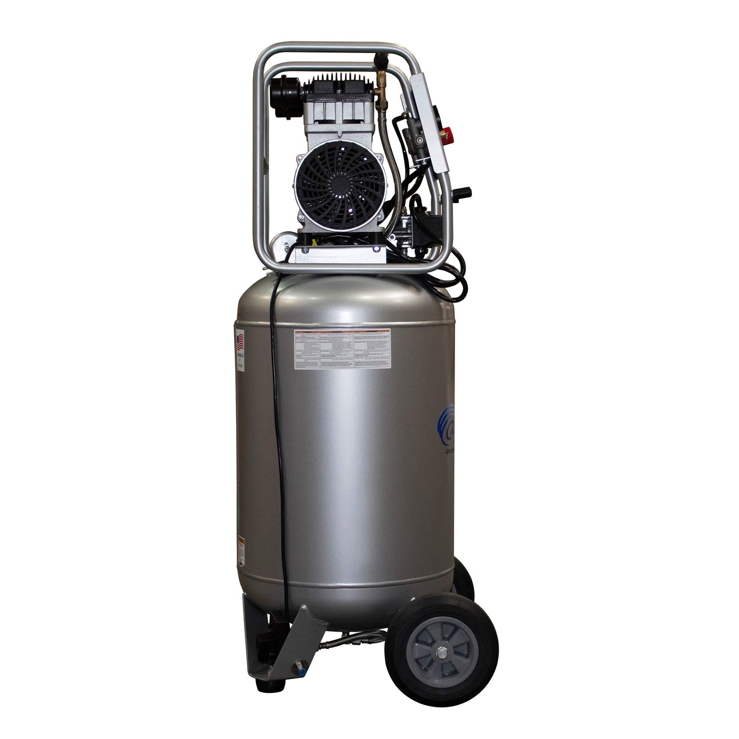 2HP 220V 20 Gallon Oil-Free Steel Tank Air Compressor with Auto Drain Valve alt 0