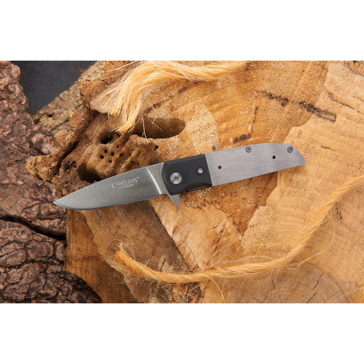 Fulgar Liner Lock Pocketknife for Hunting and Fishing - 6-7/8" - Unfinished Kit alt 0