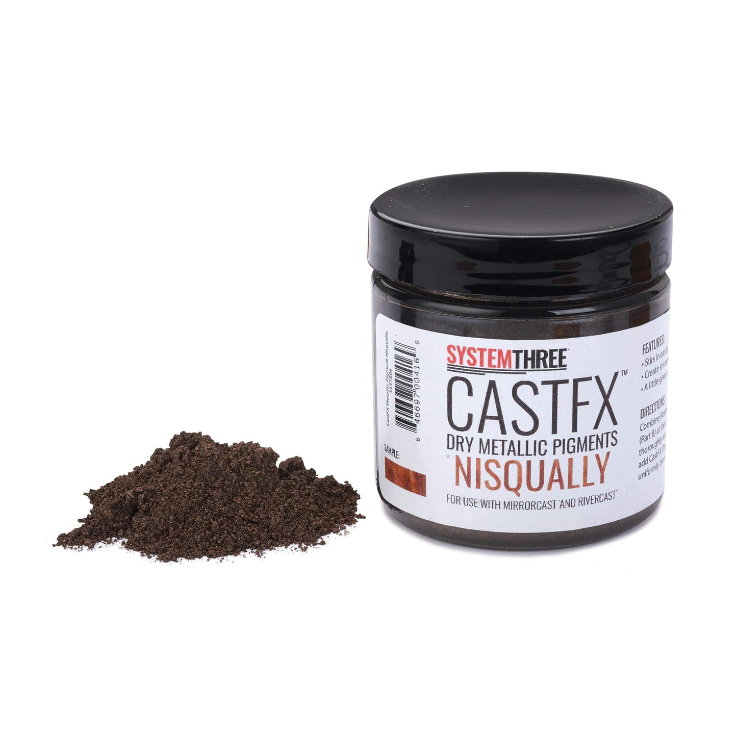 CastFX Dry Metallic Pigment - Nisqually - 45g alt 0