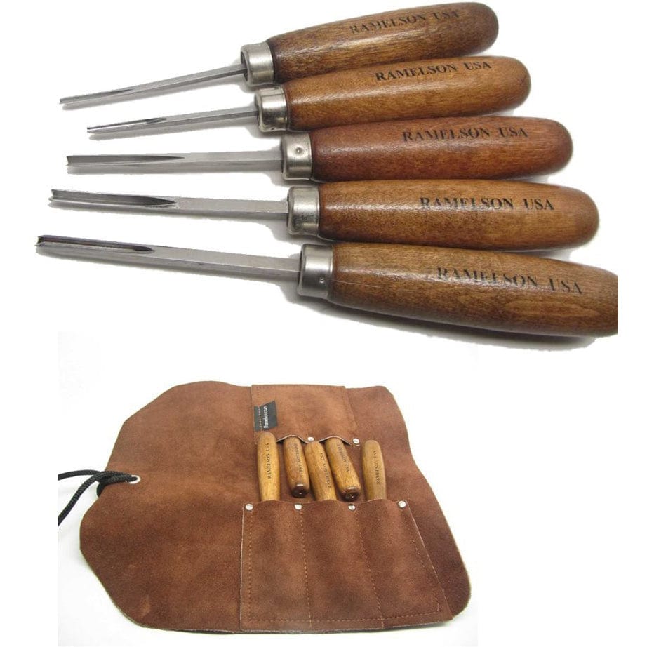 Checkering and Restoration 5 piece, Pocket Tool Roll alt 0