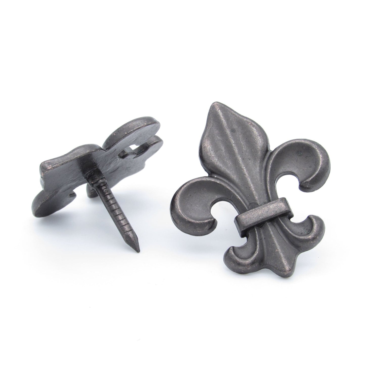 Large Fleur-de-lis Clavo Decorative Nail, 4-Pack, Oil Rubbed alt 0