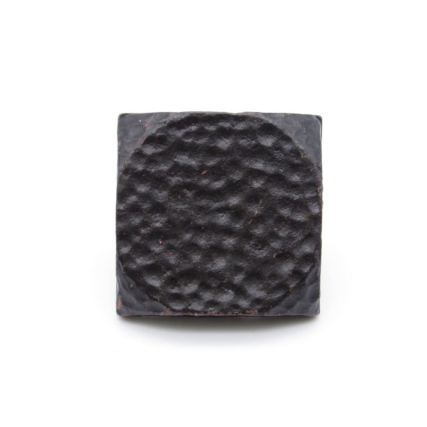 Square 1-1/2" Hammered Clavo Decorative Nail, 4-Pack, Black alt 0