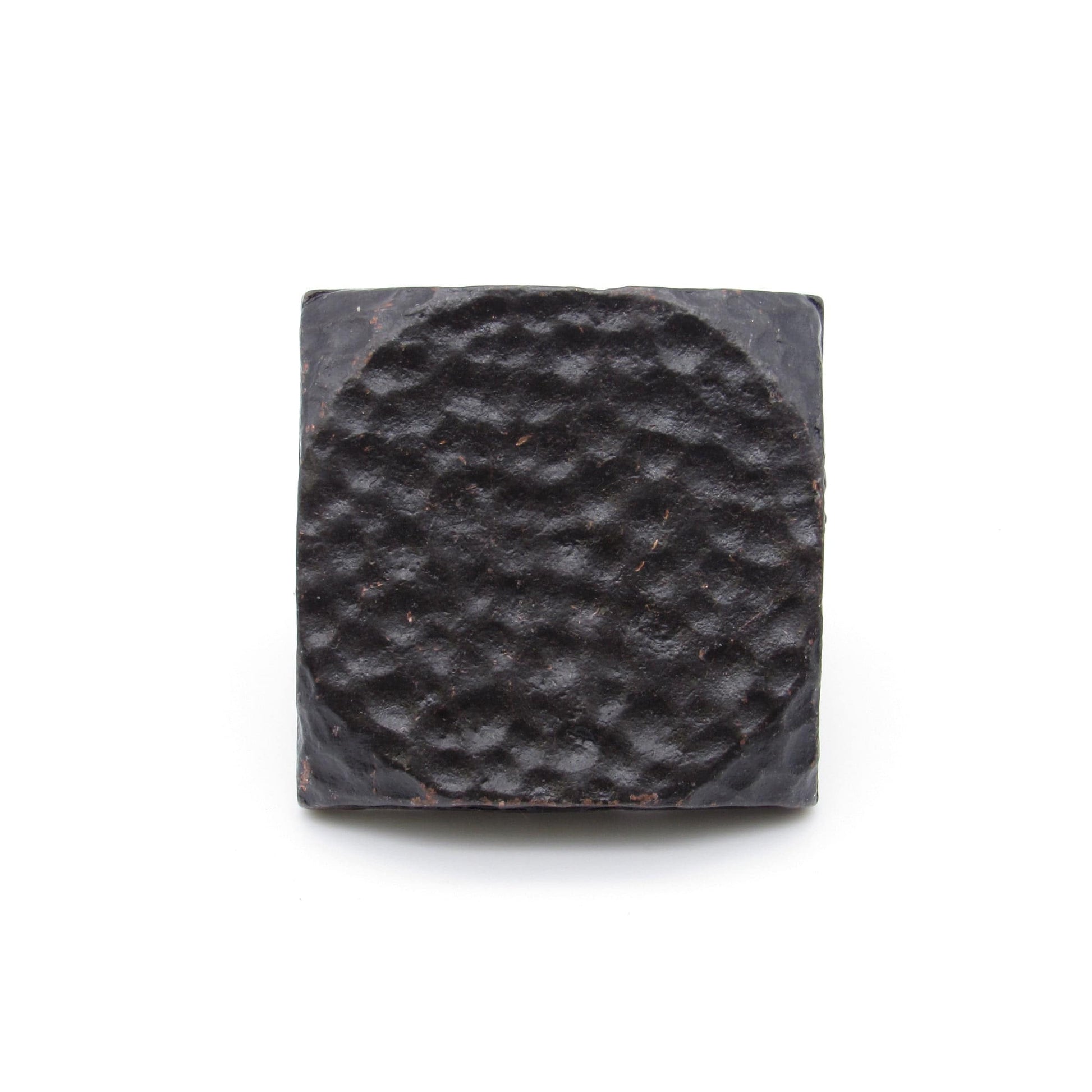 Square 1-1/2" Hammered Clavo Decorative Nail, 8-Pack, Black alt 0