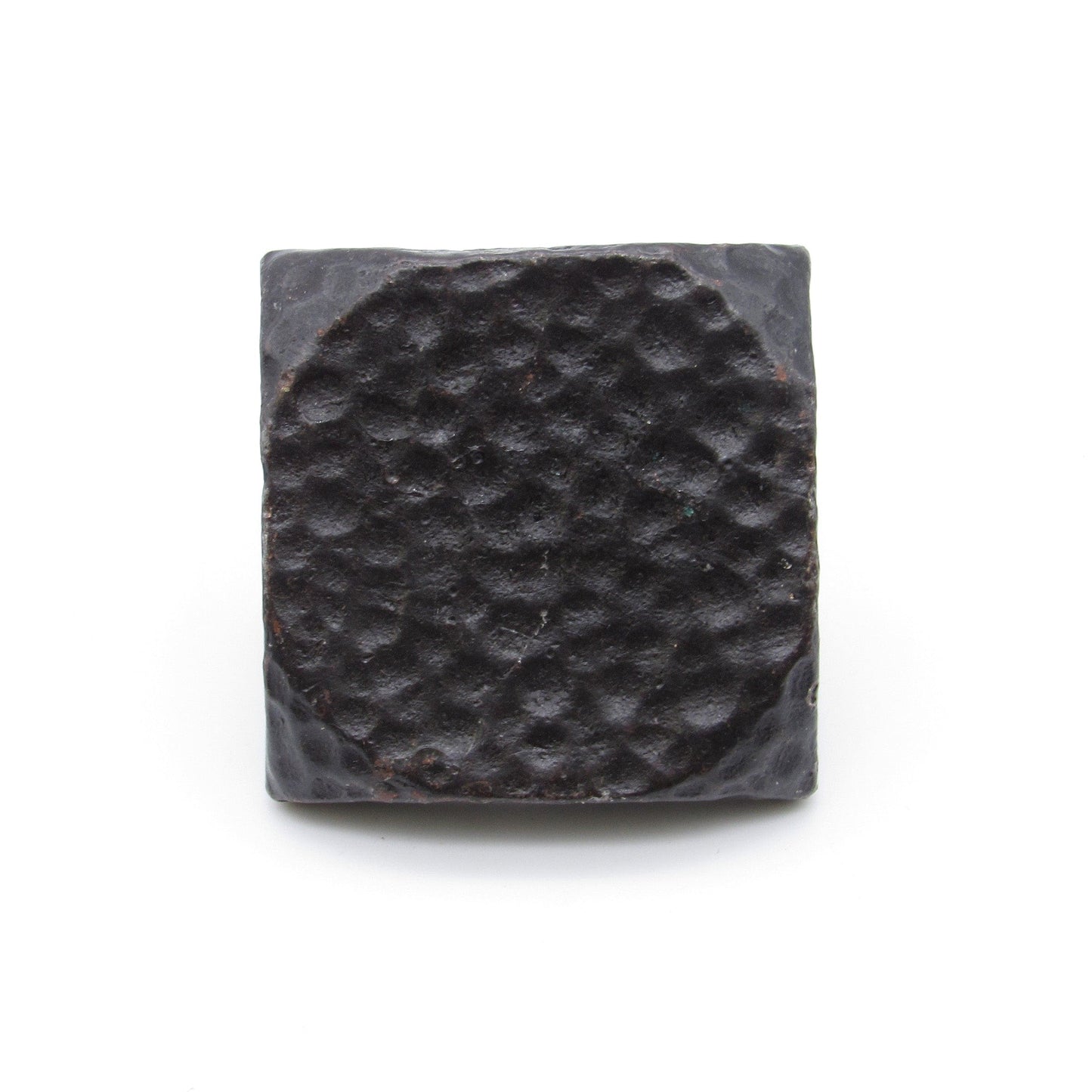 Square 1-1/2" Hammered Clavo Decorative Nail, 4-Pack, Oil Ru alt 0