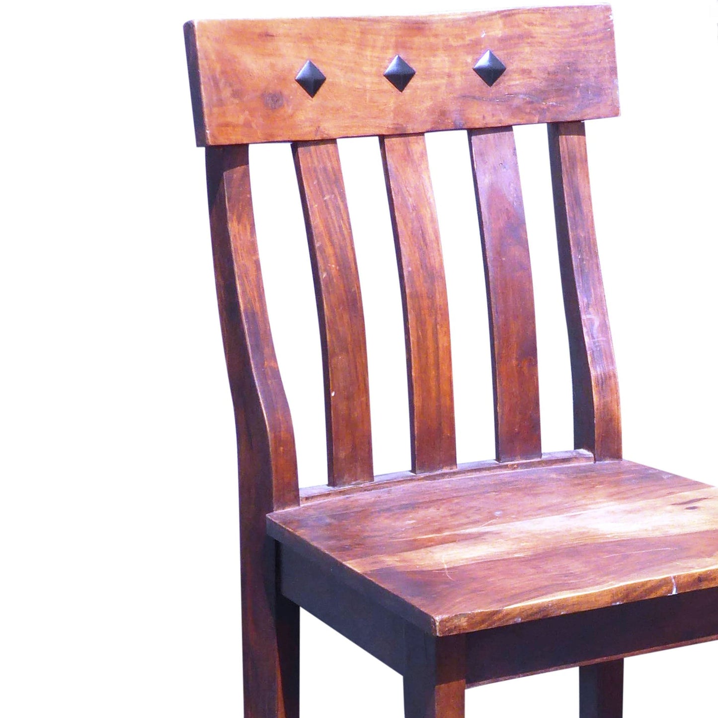 Square 1-3/8" Pyramid Clavo Decorative Nail, 8-Pack, Copper alt 2