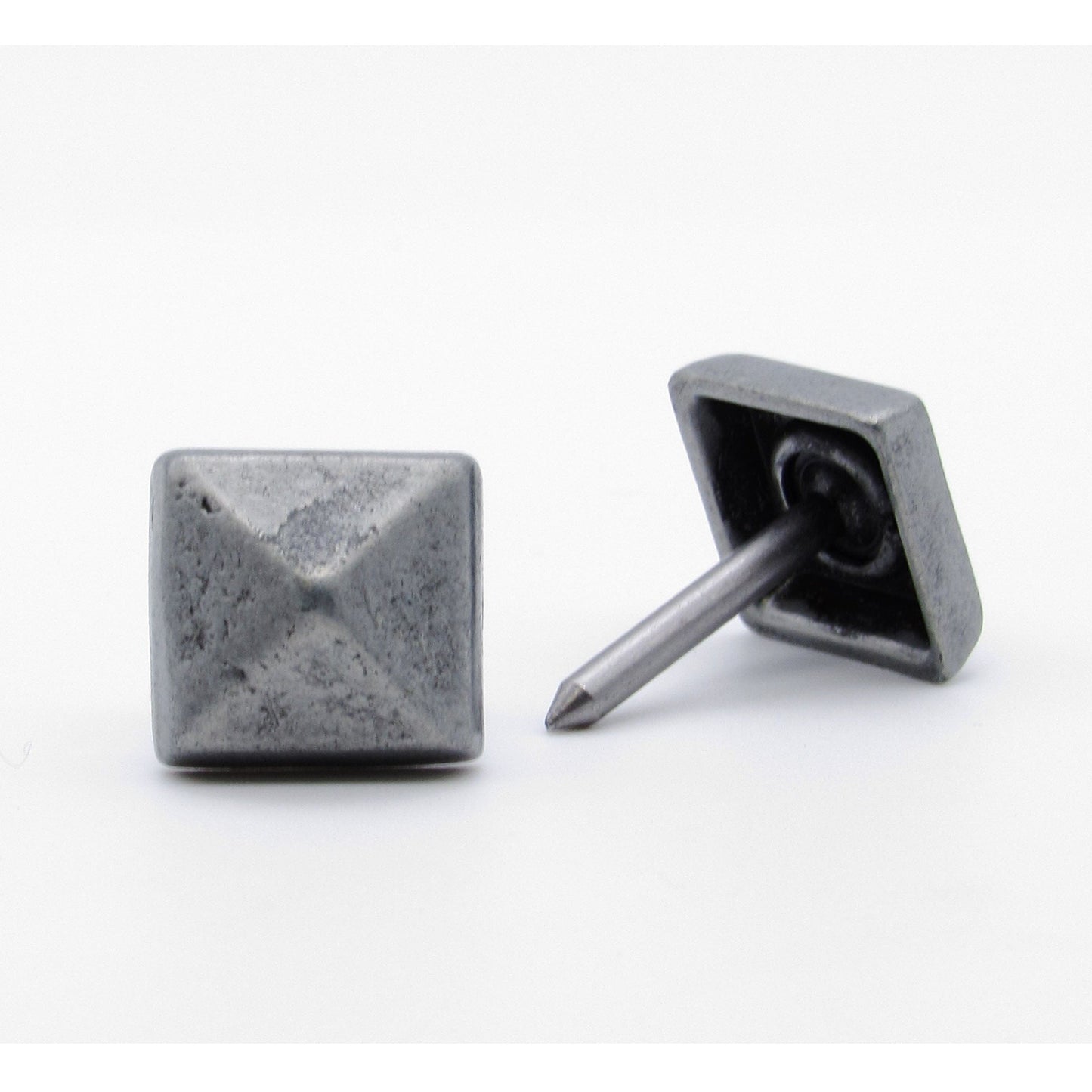 Square 5/8" Clavo Decorative Nail, 4-Pack, Pewter Oxide alt 0