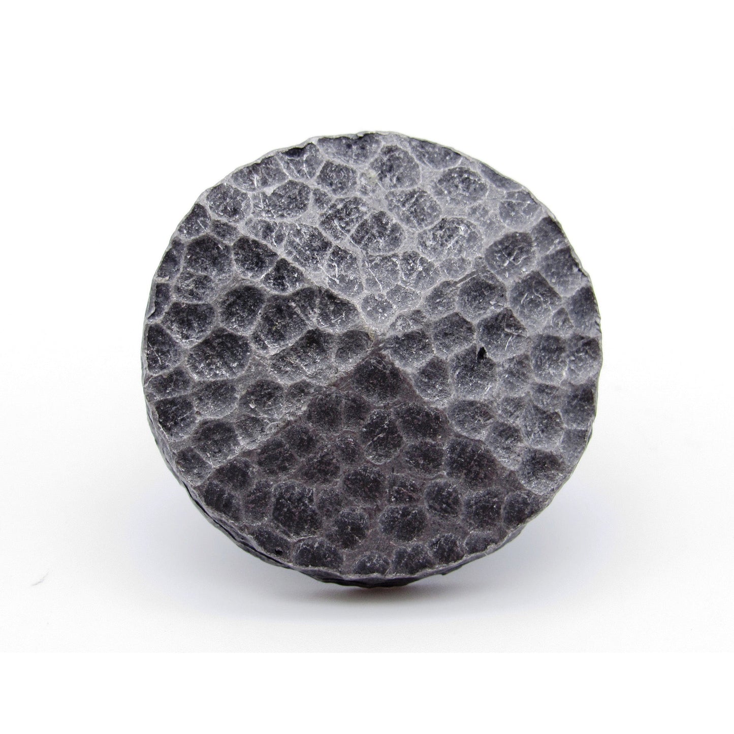 Round 1-1/4" Hammered Clavo Decorative Nail, 8-Pack, Pewter alt 0