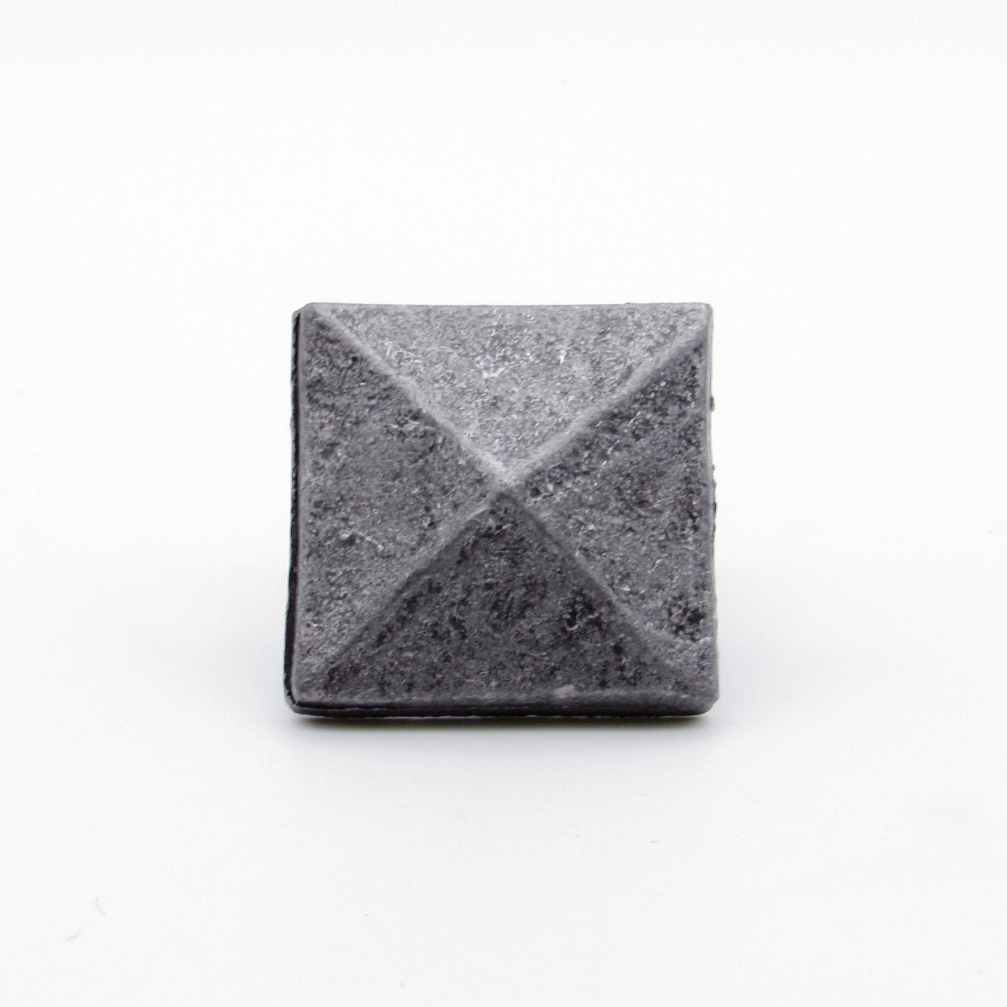 Square 1-1/8" Clavo Decorative Nail, 4-Pack, Pewter Oxide alt 0