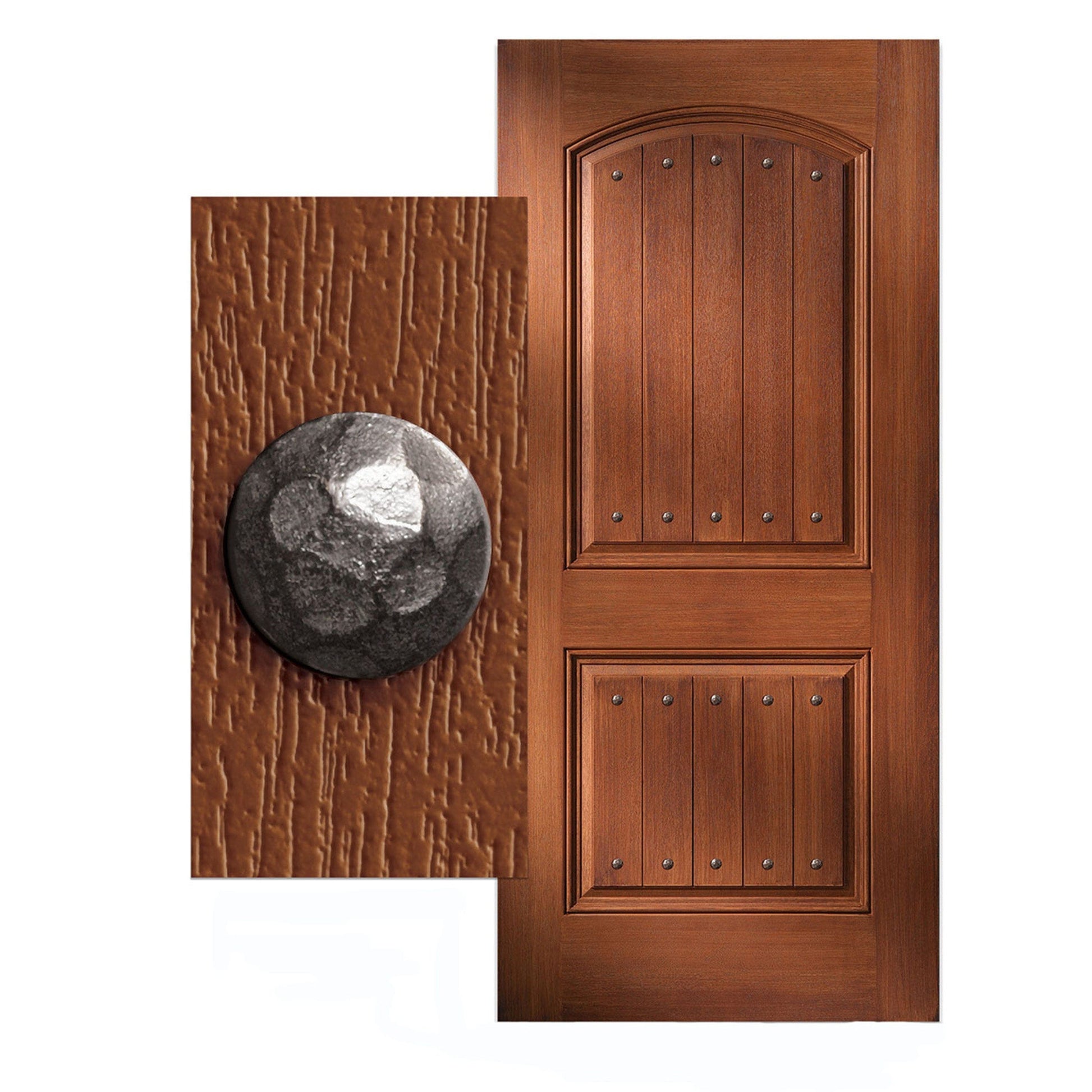 Square 3/4" Pyramid Clavo Decorative Nail, 8-Pack, Black Oxi alt 1