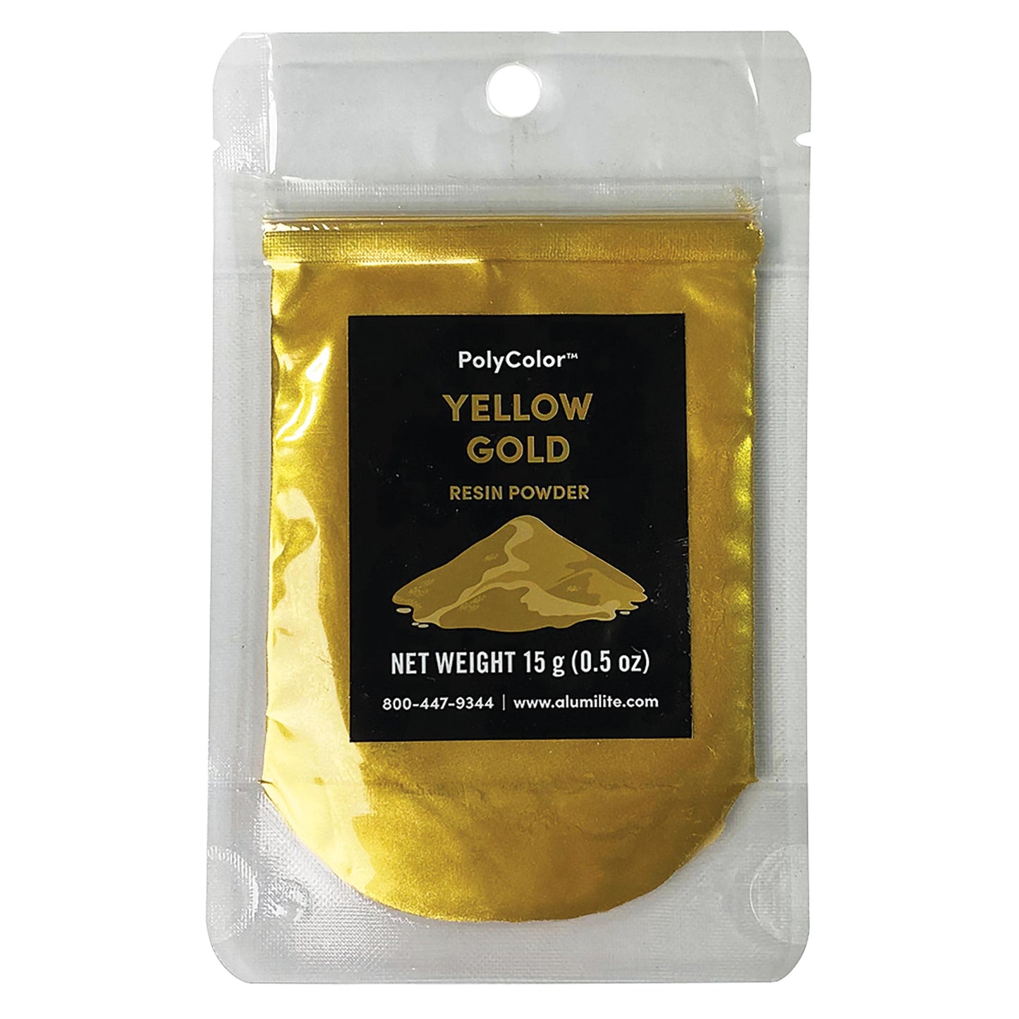 PolyColor Resin Powder Yellow Gold 15-Gram alt 0