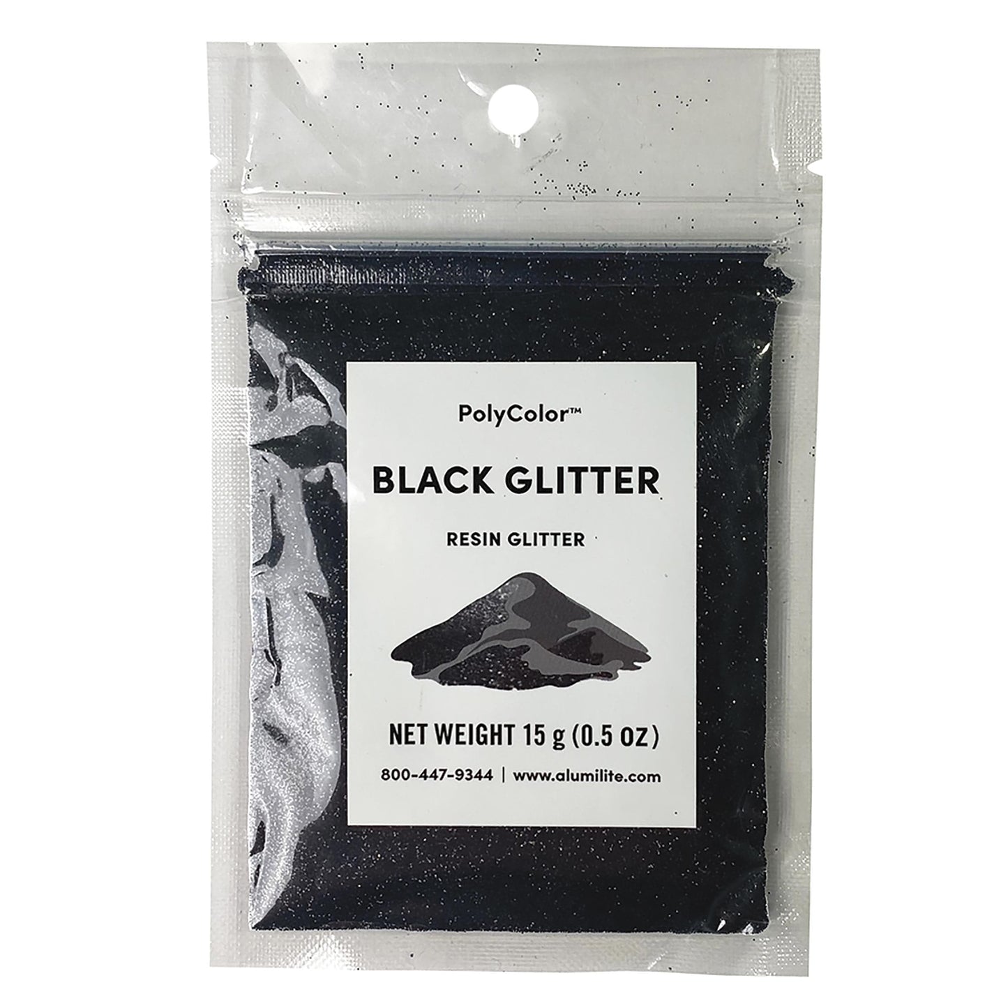 PolyColor Resin Glitter Black 15-Gram alt 0