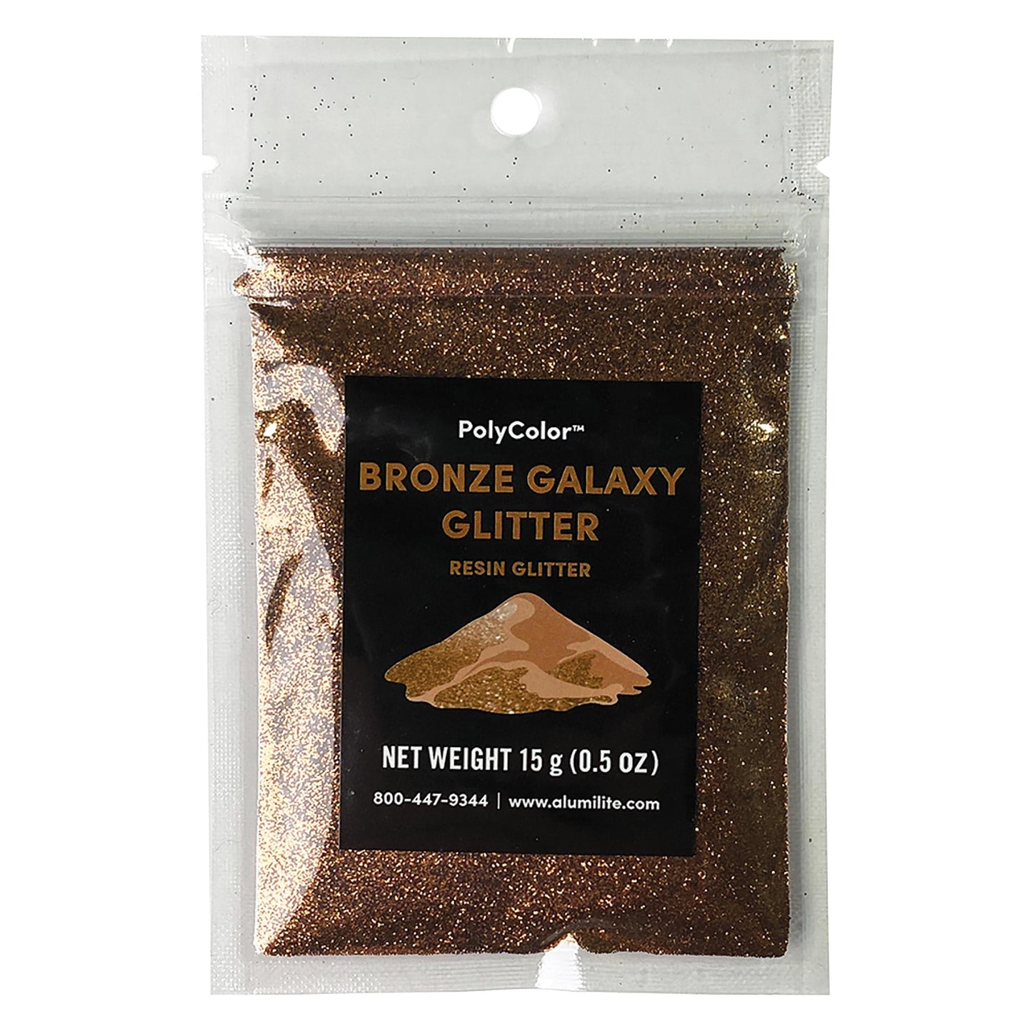 15 gram Bronze PolyColor Resin Glitter alt 0