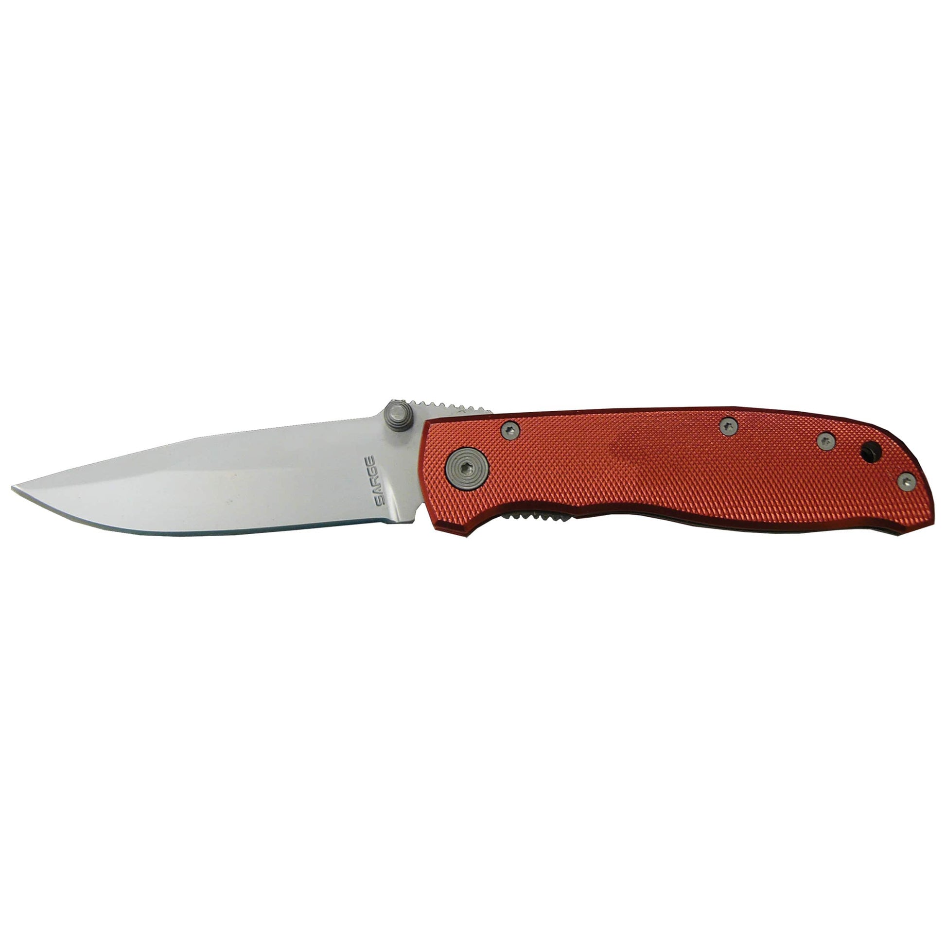 Red Diamond - Anodized Aluminum Folder Knife, Stainless Steel 3-1/4" Blade alt 0