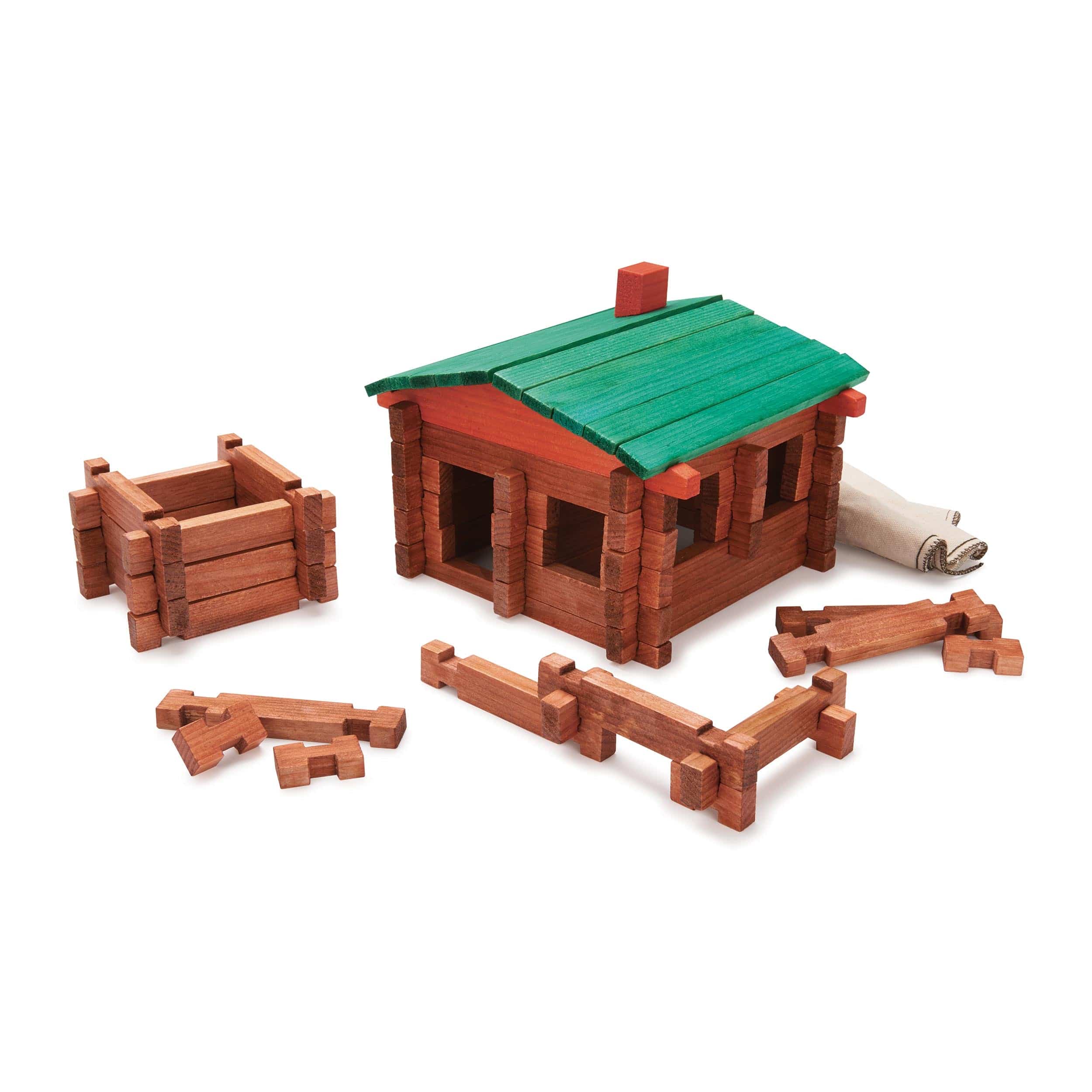 Toy log cabins discount