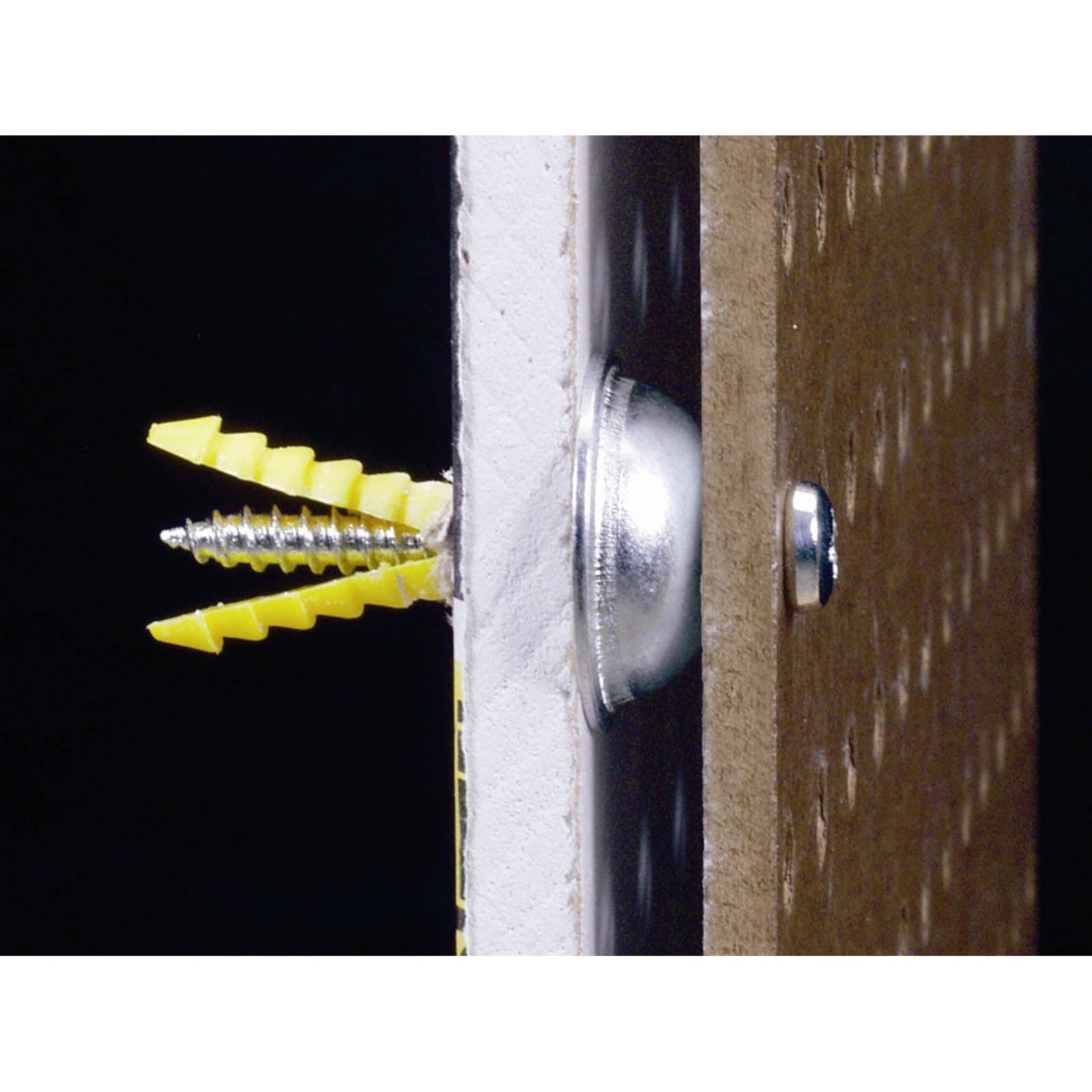 Steel/Plastic Pegboard Mounting & Spacer Kit for DuraBoard or 1/8" & 1/4"Pegboard, 16 Sets alt 0