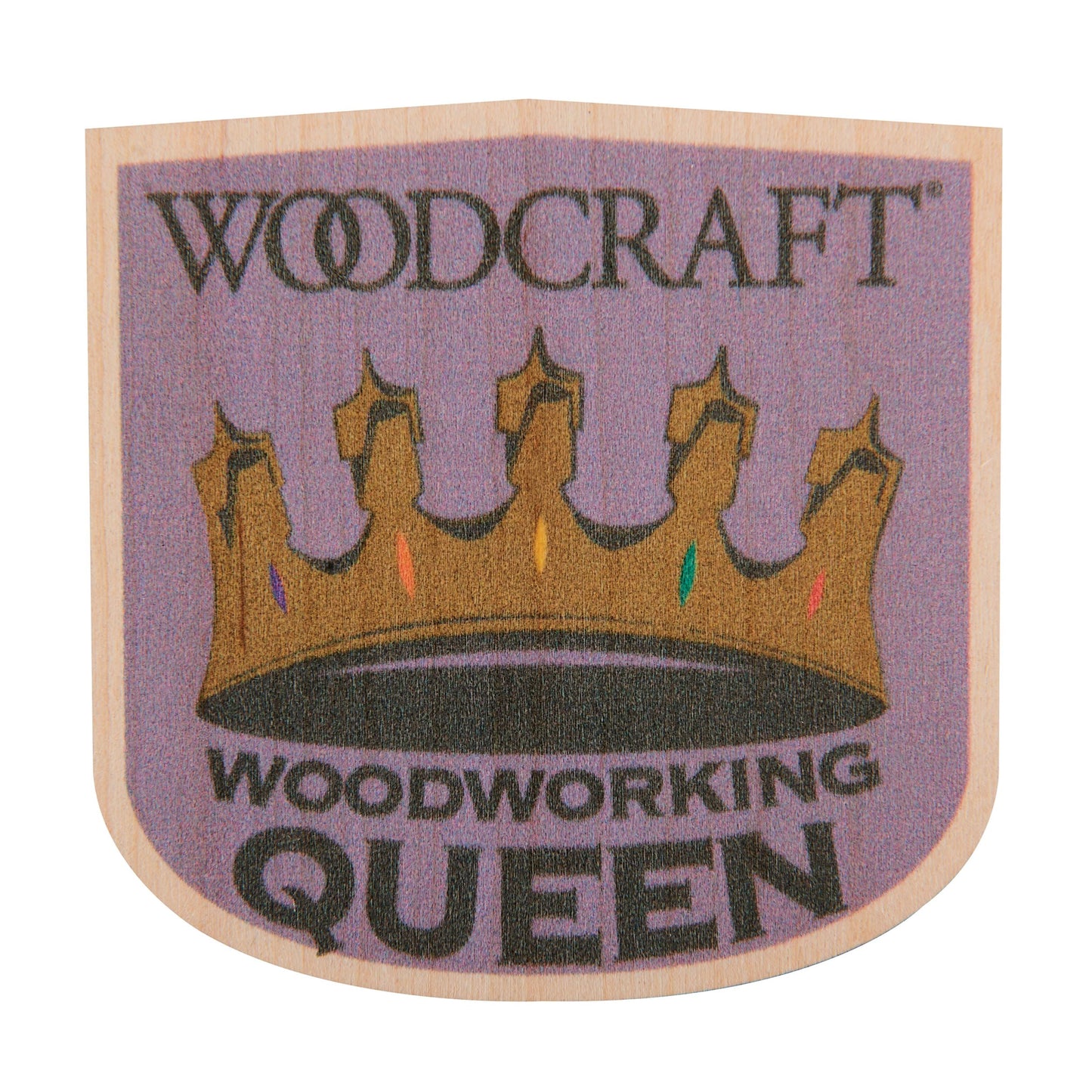 Woodworking Queen Maple Sticker alt 0